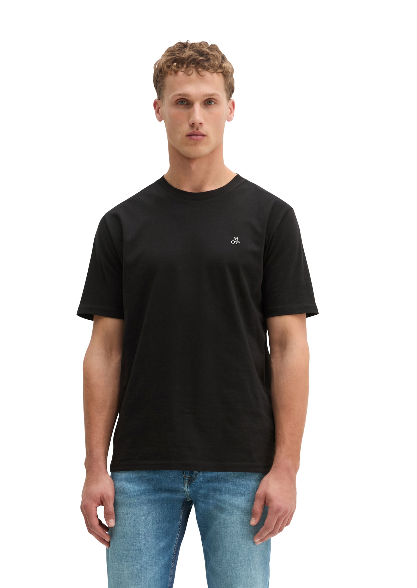 Marc OPolo Logo-T-Shirt aus Bio-Baumwolle