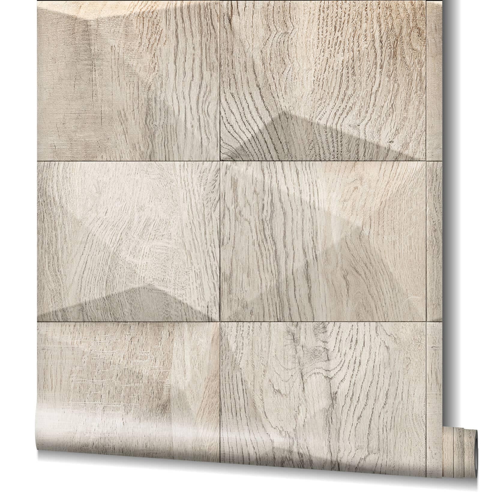 Marburg "GZSZ Tapete" 3D-Optik Holz glatt moderne Tapete für Wohnzimmer Schlafzimmer Küche