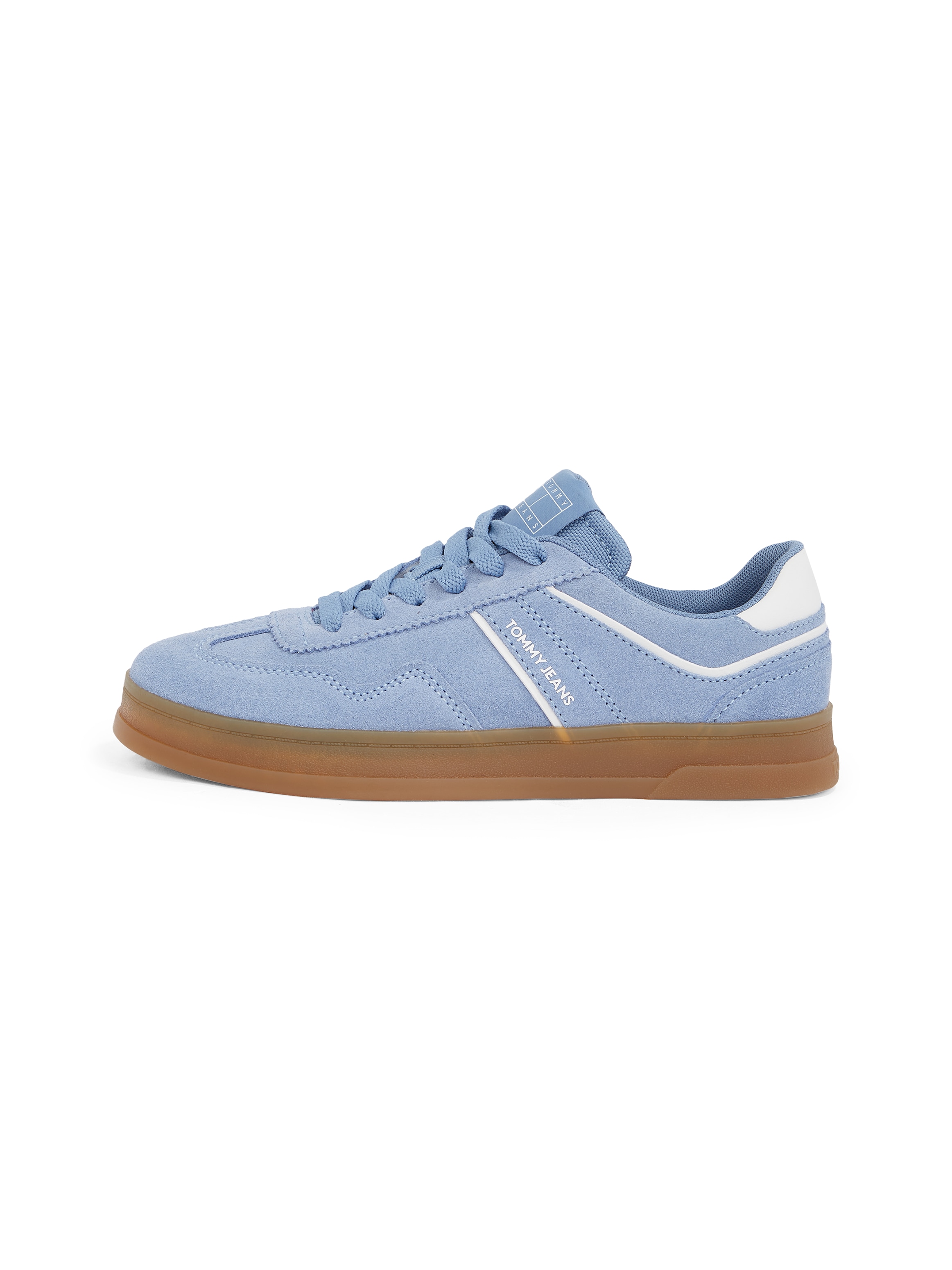 Tommy Jeans Plateausneaker "THE GREENWICH SUEDE", Freizeitschuh, Halbschuh, günstig online kaufen