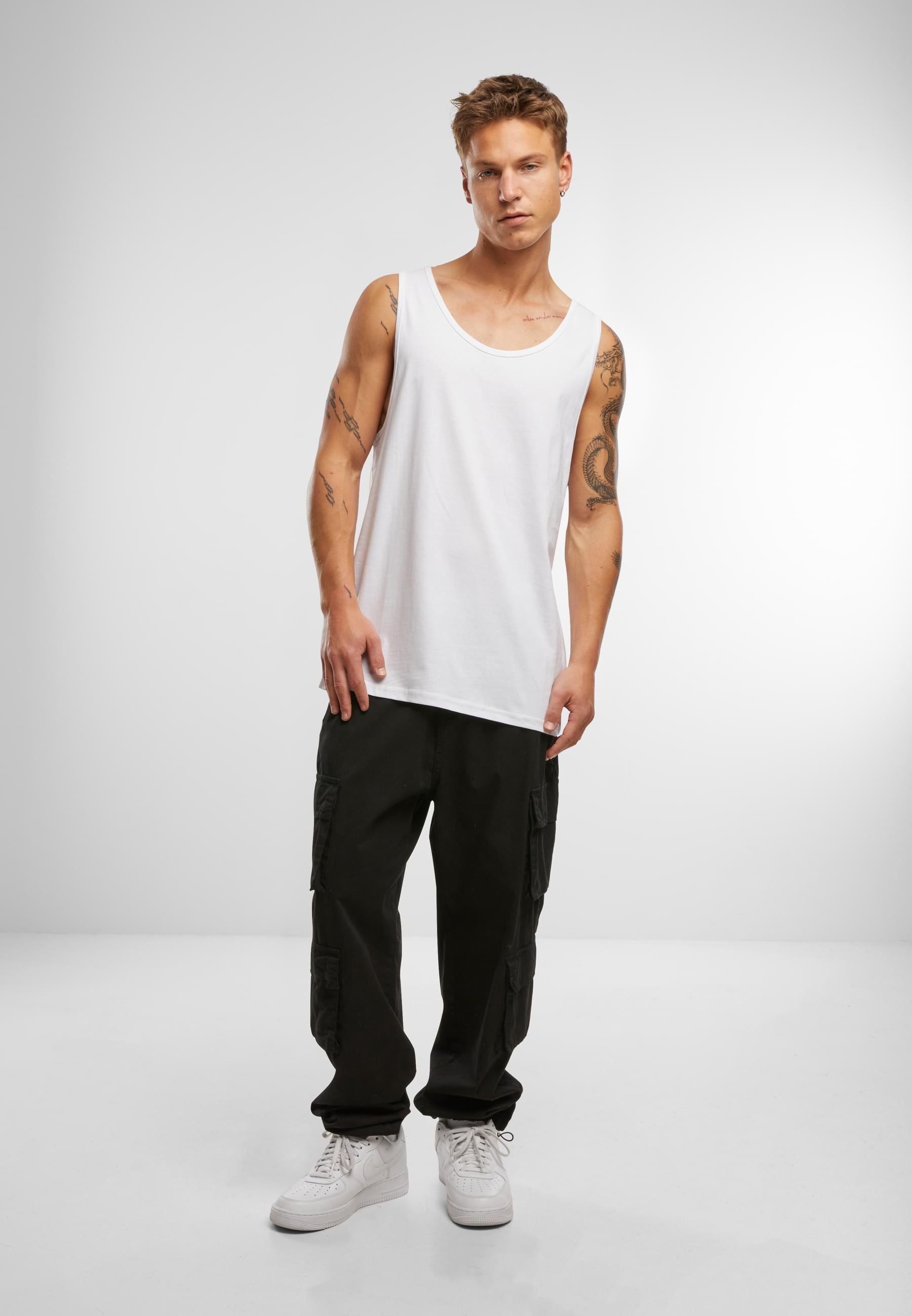 URBAN CLASSICS Shirttop »Urban Classics Herren Jersey Big Tank«, 1 Stk.
