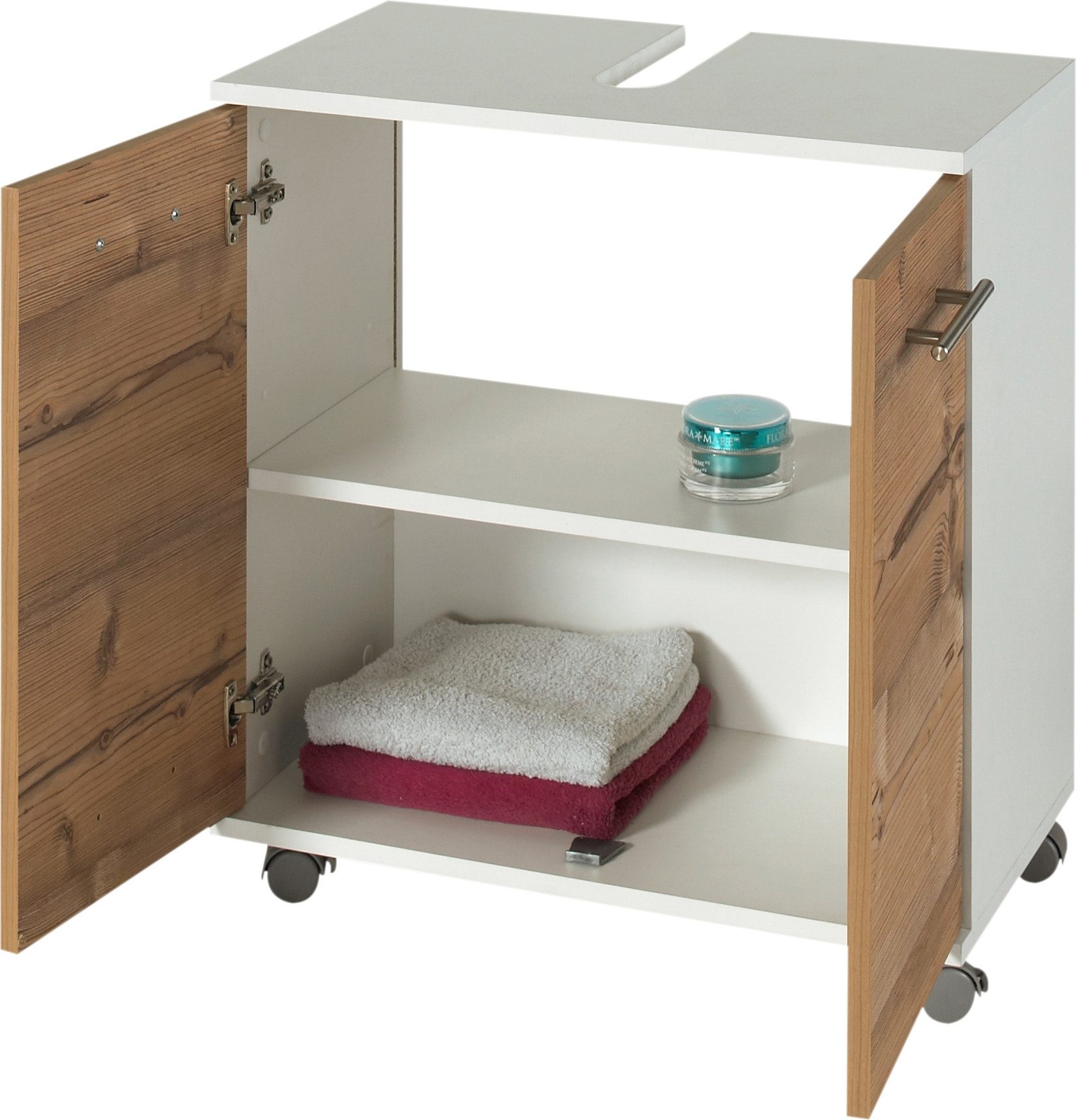 welltime "Emmi, Breite 59 cm" Siphonausschnitt, Metallbeschläge günstig online kaufen