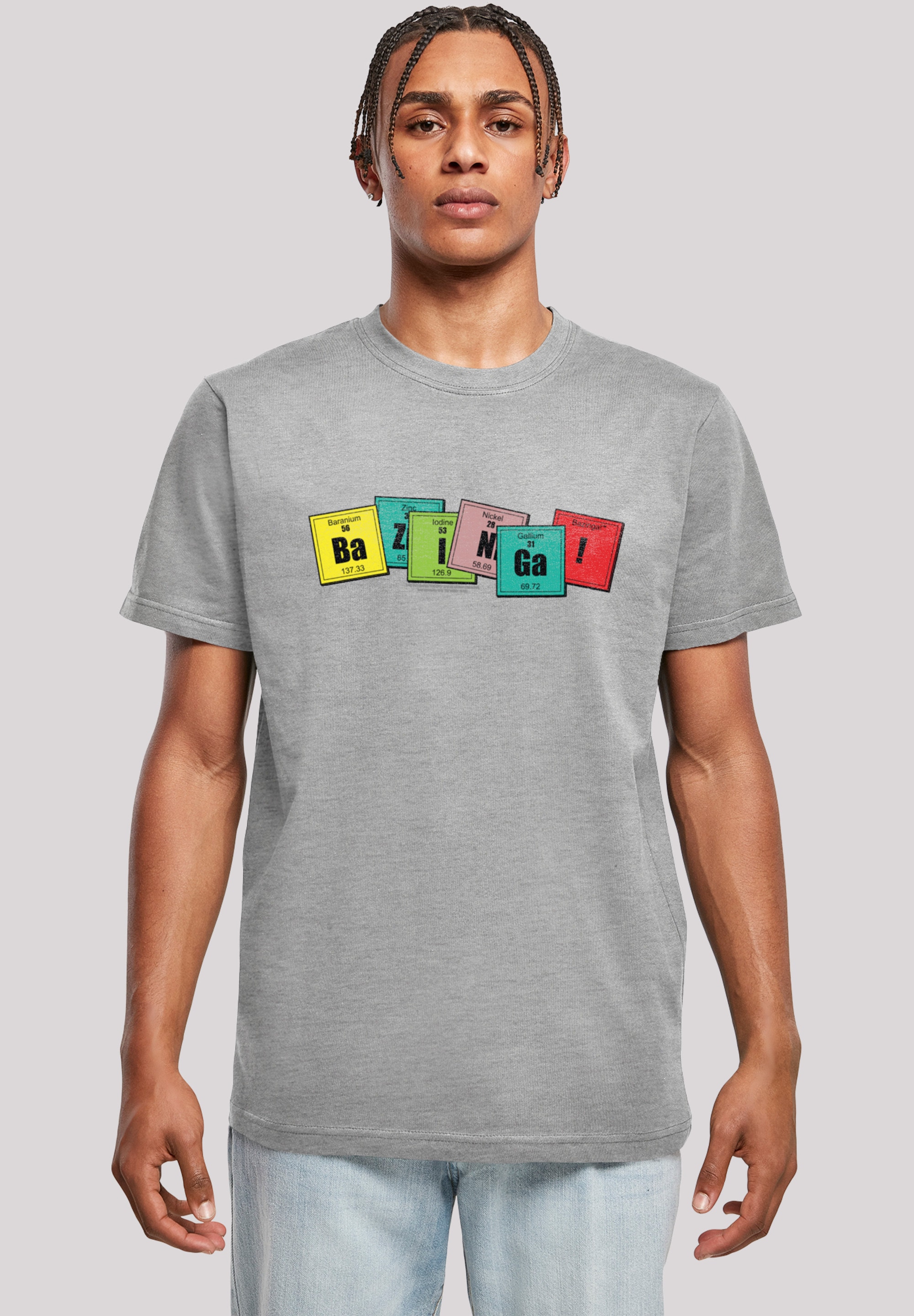 F4NT4STIC T-Shirt "Big Bang Theory Bazinga", Herren,Premium Merch,Regular-F günstig online kaufen