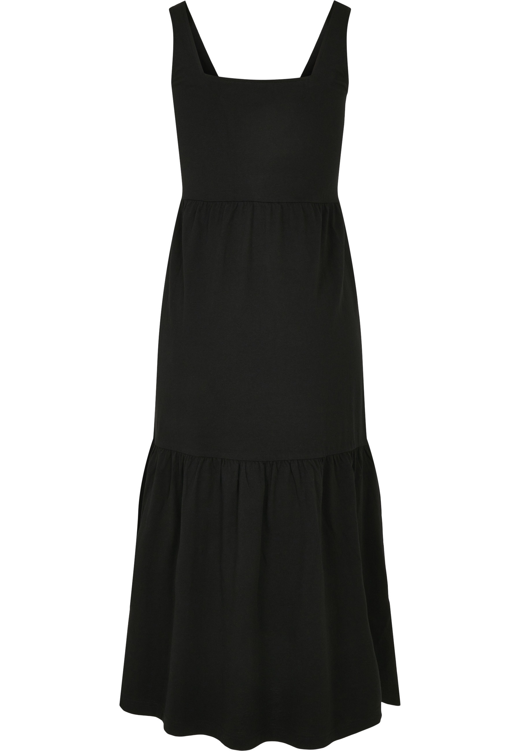 URBAN CLASSICS Shirtkleid »Urban Classics Damen Ladies 7/8 Length Valance Summer Dress« 1 Stk. tlg.
