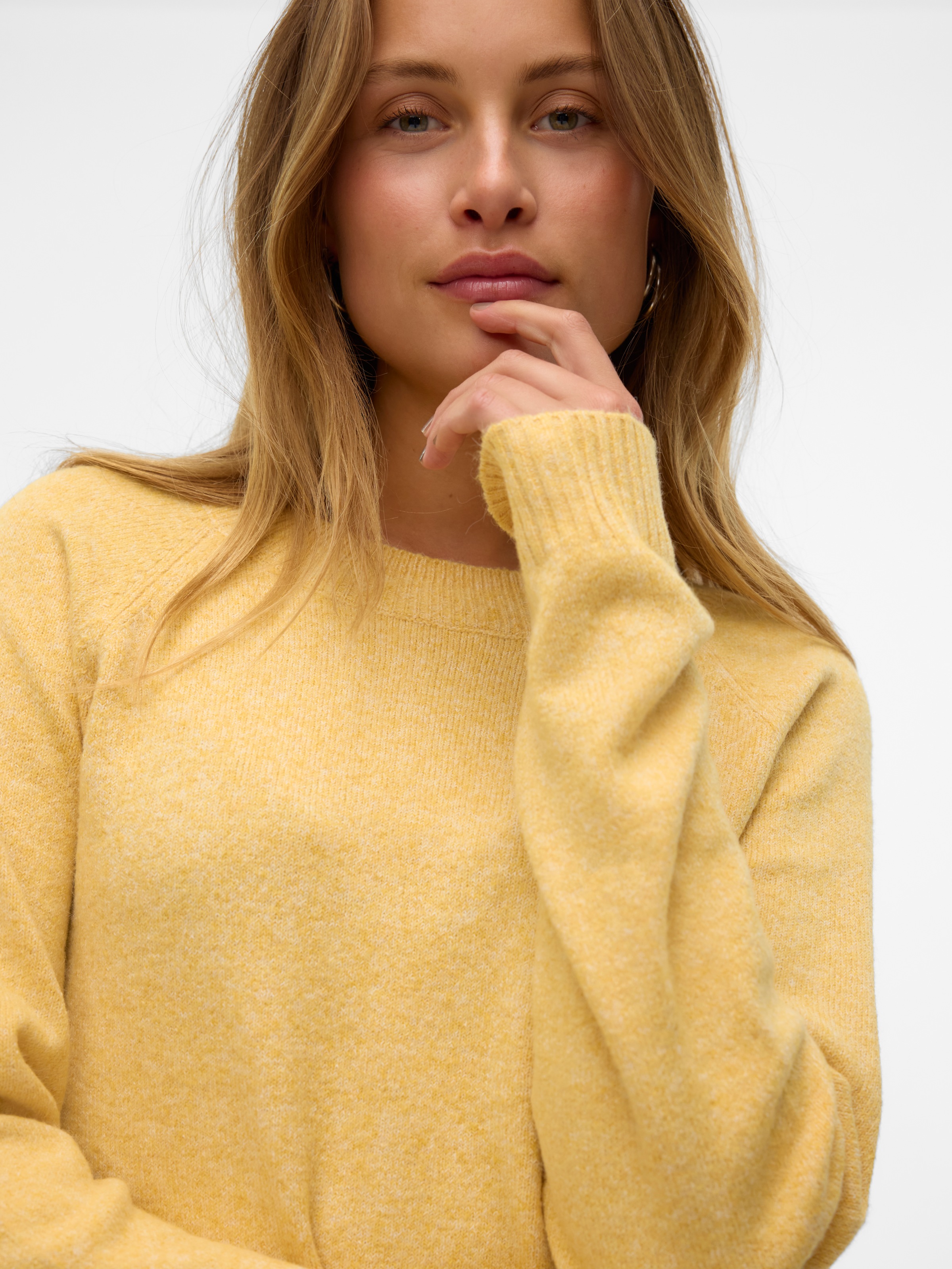 Vero Moda VMDOFFY O-Neck Blouse Yellow 3