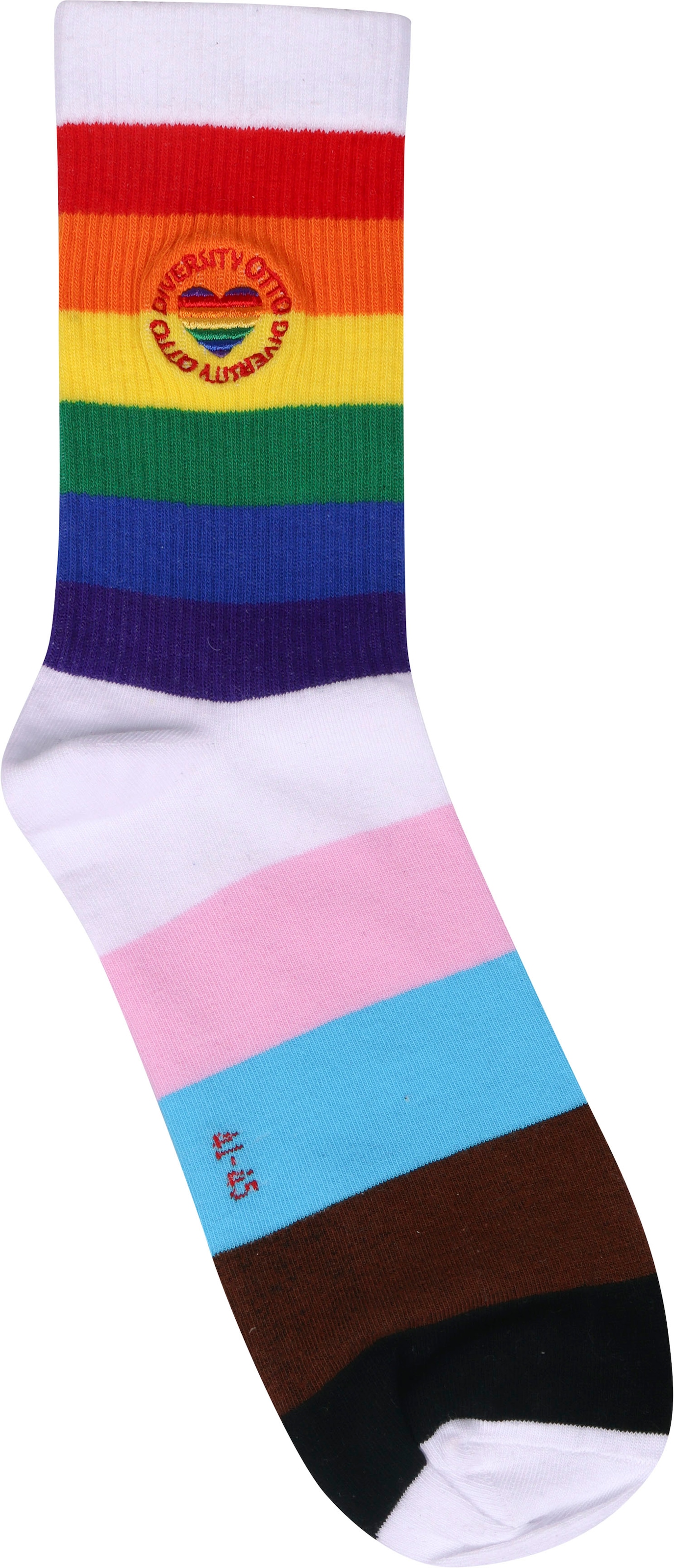 Capelli New York Socken, (2er-Pack), exklusive Pride Socken mit Otto Logo, mit Bio-Baumwolle, Diversity