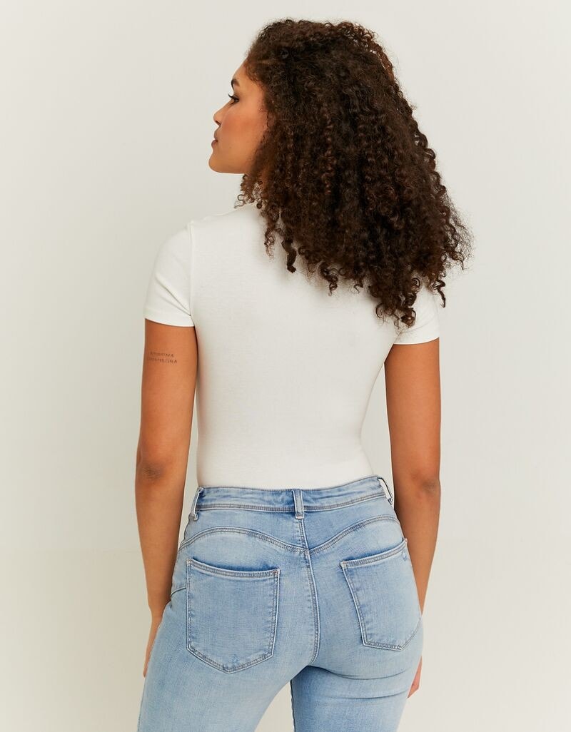 Tally Weijl Kurzarmbody »SBOCOCOSYT« Baumwollmischung, figurbetont