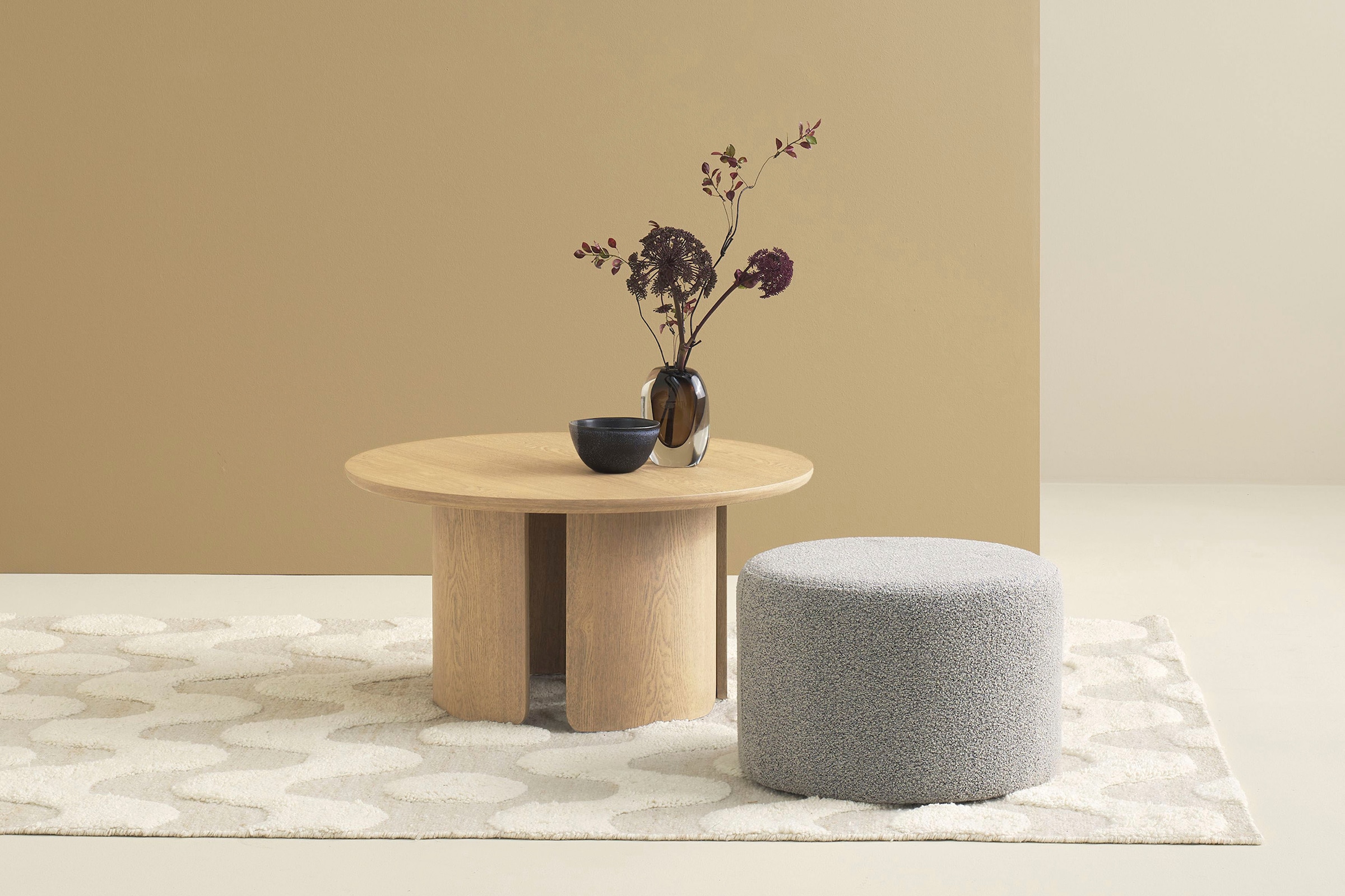 SCHÖNER WOHNEN-Kollektion Couchtisch "MOLDE" 1 Stk. tlg. 80 cm, mit variabe günstig online kaufen