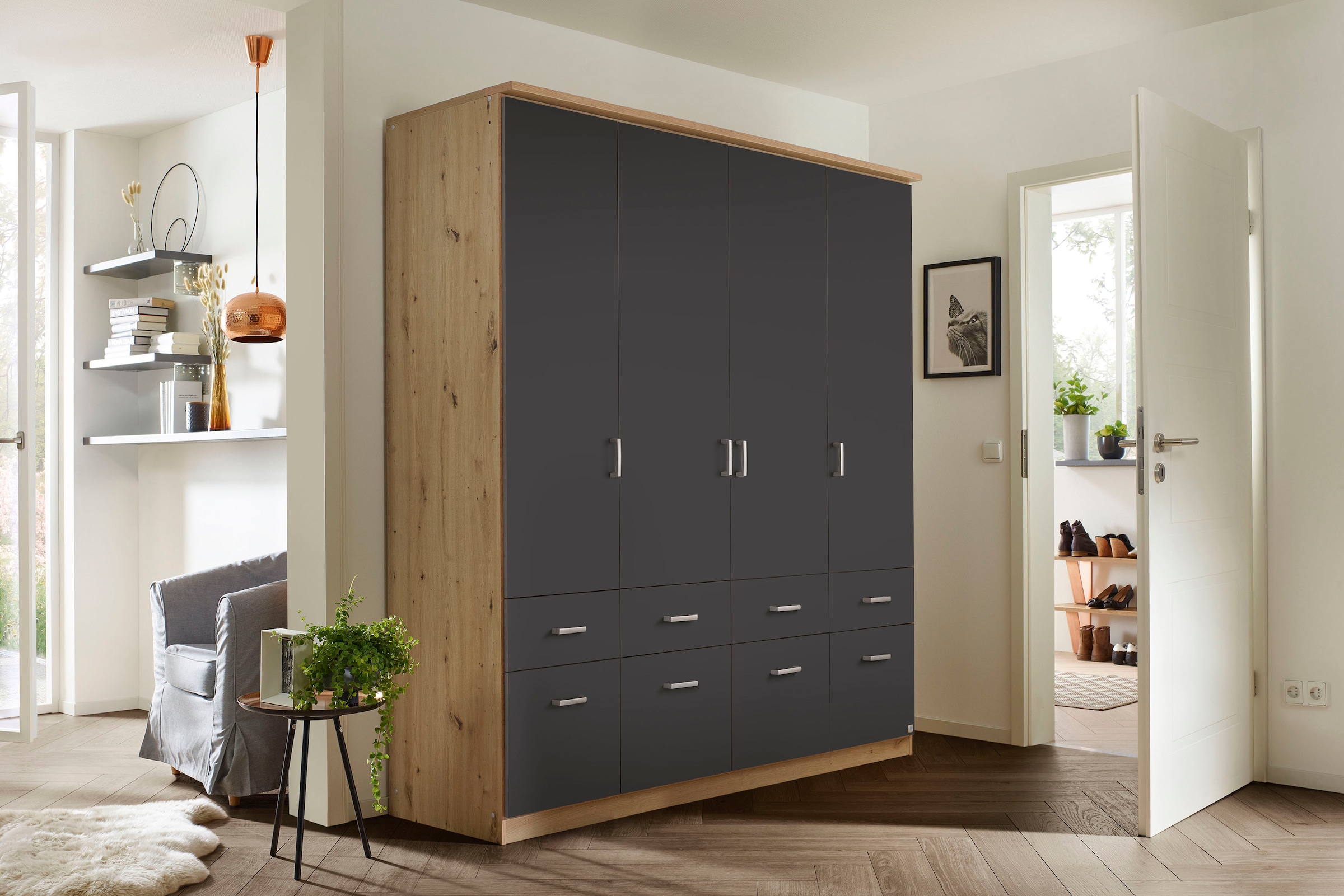 rauch Kleiderschrank "Kleiderschrank Schrank Garderobe deckenhoher Schrank günstig online kaufen