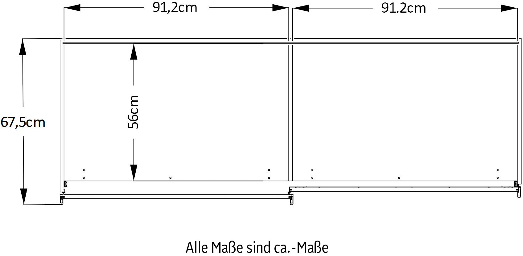 STAUD Schwebetürenschrank »Sinfonie Plus, edles Design in hochwertiger Qualität, Made in Germany« In vier verschiedenen Ausstattungsvarianten