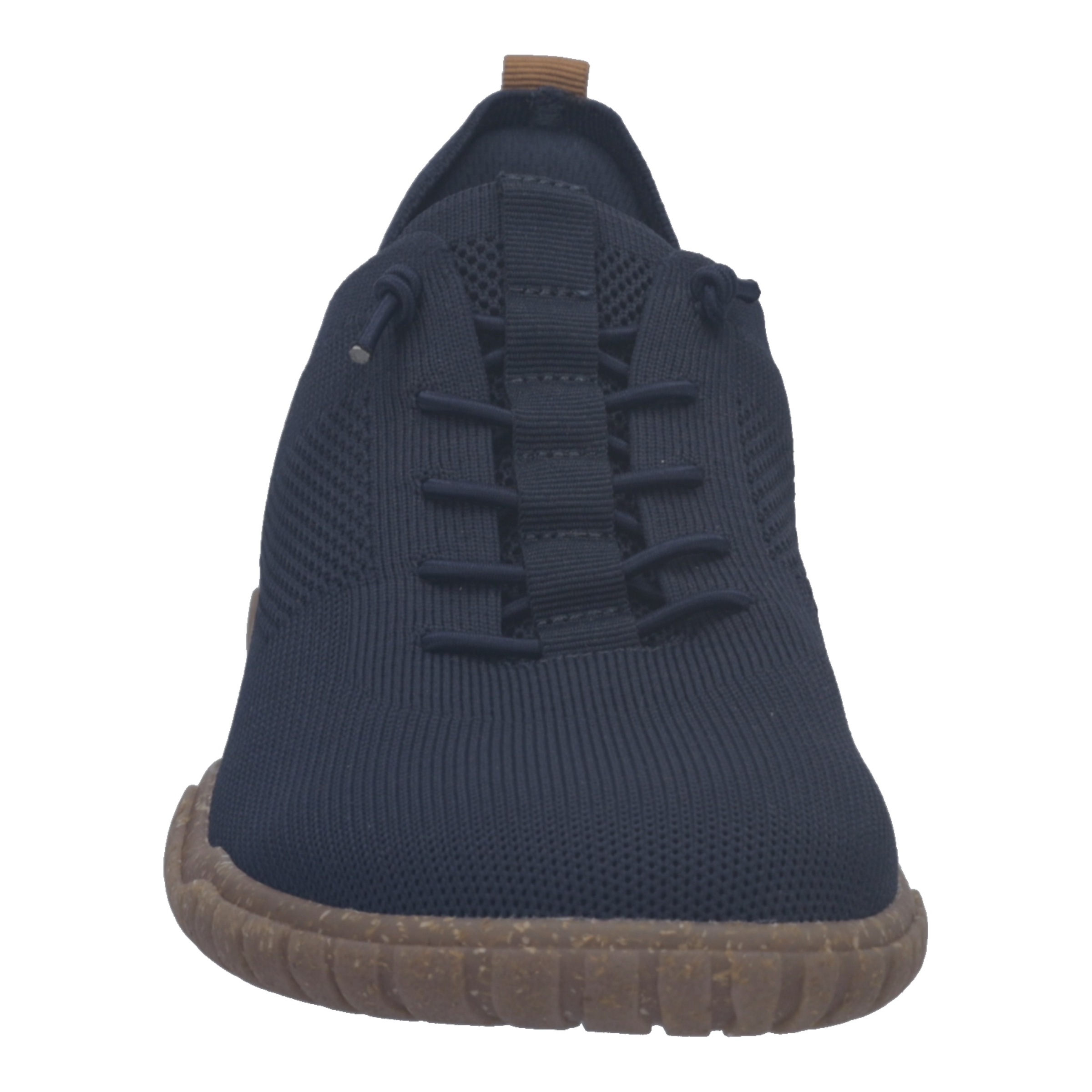Slip-On Sneaker JOSEF SEIBEL "Wallace 05", Herren, Gr. 41, nachtblau, Textil, Veloursleder, Schuhe, Slipper, Komfortschuh mit elastischen Schnürsenkeln, G-Weite 6