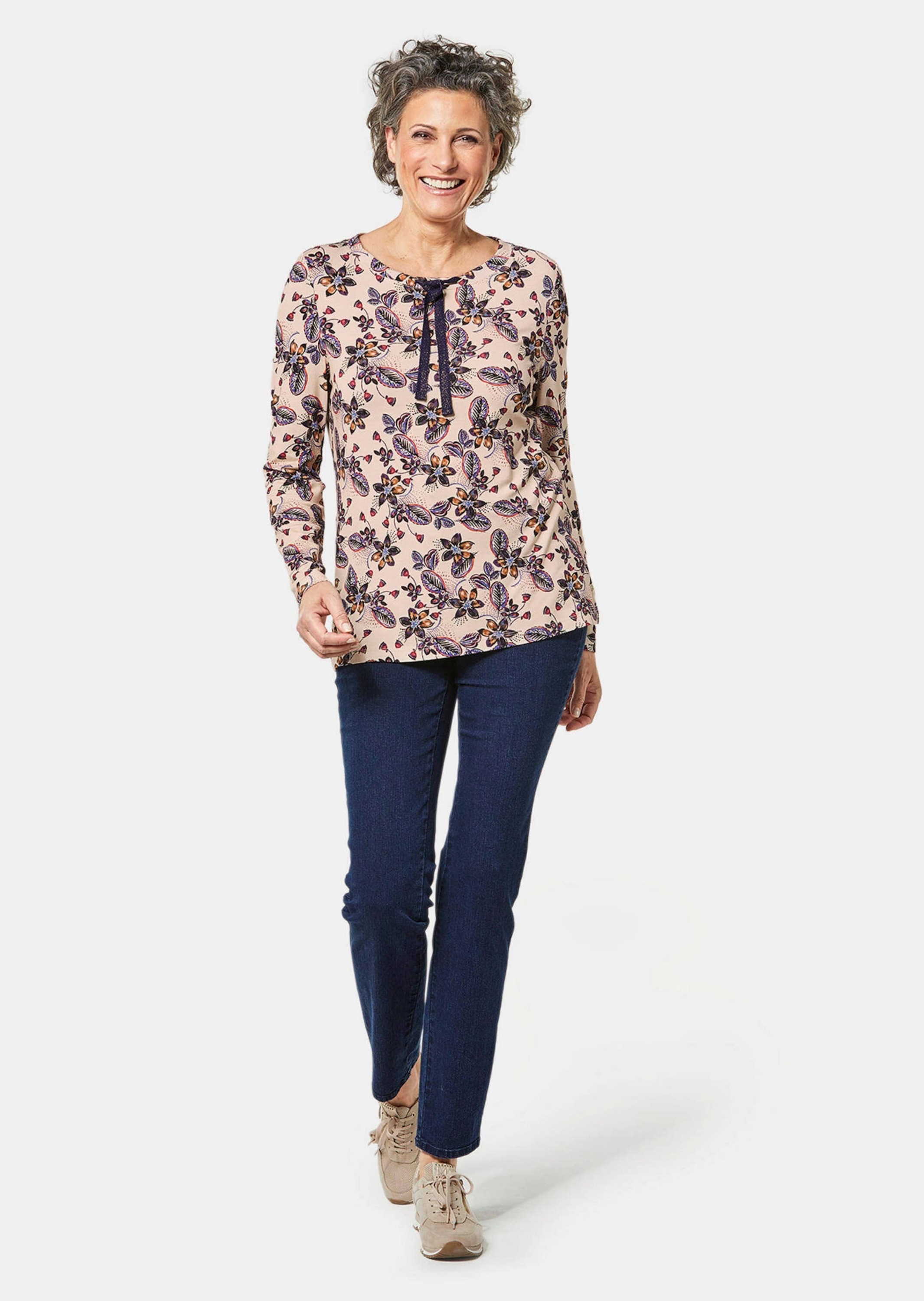 GOLDNER Print-Shirt "Attraktives Druckshirt in einzigartigem Look" Ohne günstig online kaufen