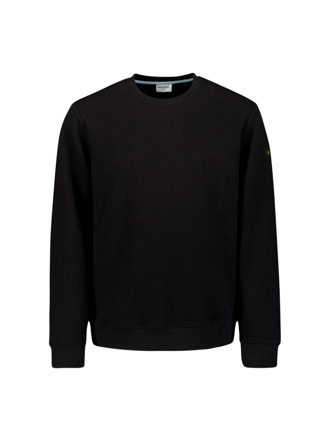 NO EXCESS Sweater »No Excess Jacquard Pullover mit Rundhalsausschnitt«