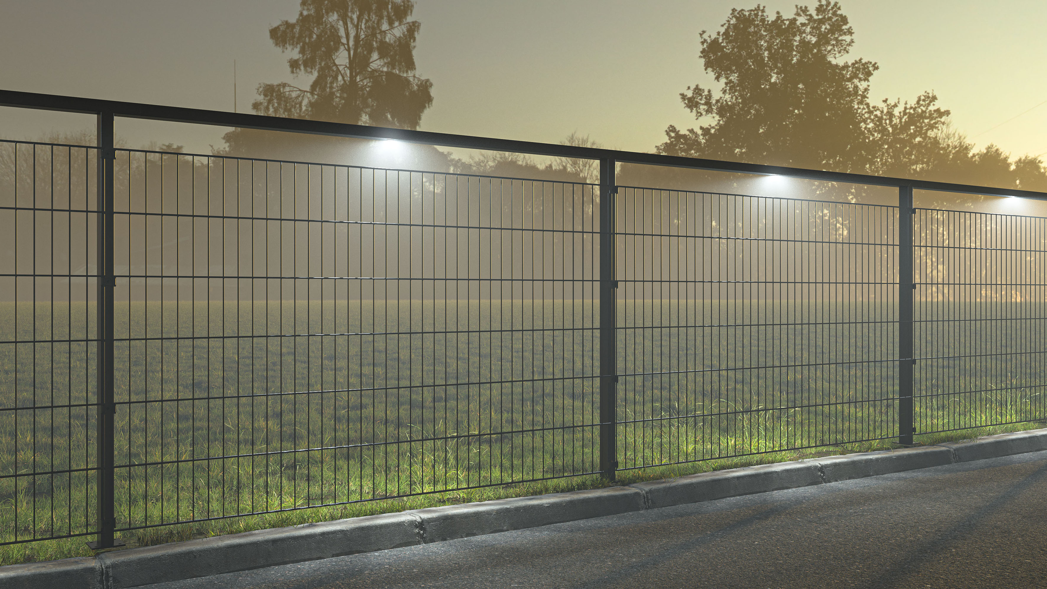 Thumbnail - Alberts LED Einbauleuchte "Lichtsystem Highlight" aufsteckbar, mit 12 Leuchtmitteln für 12 m Zaunlänge