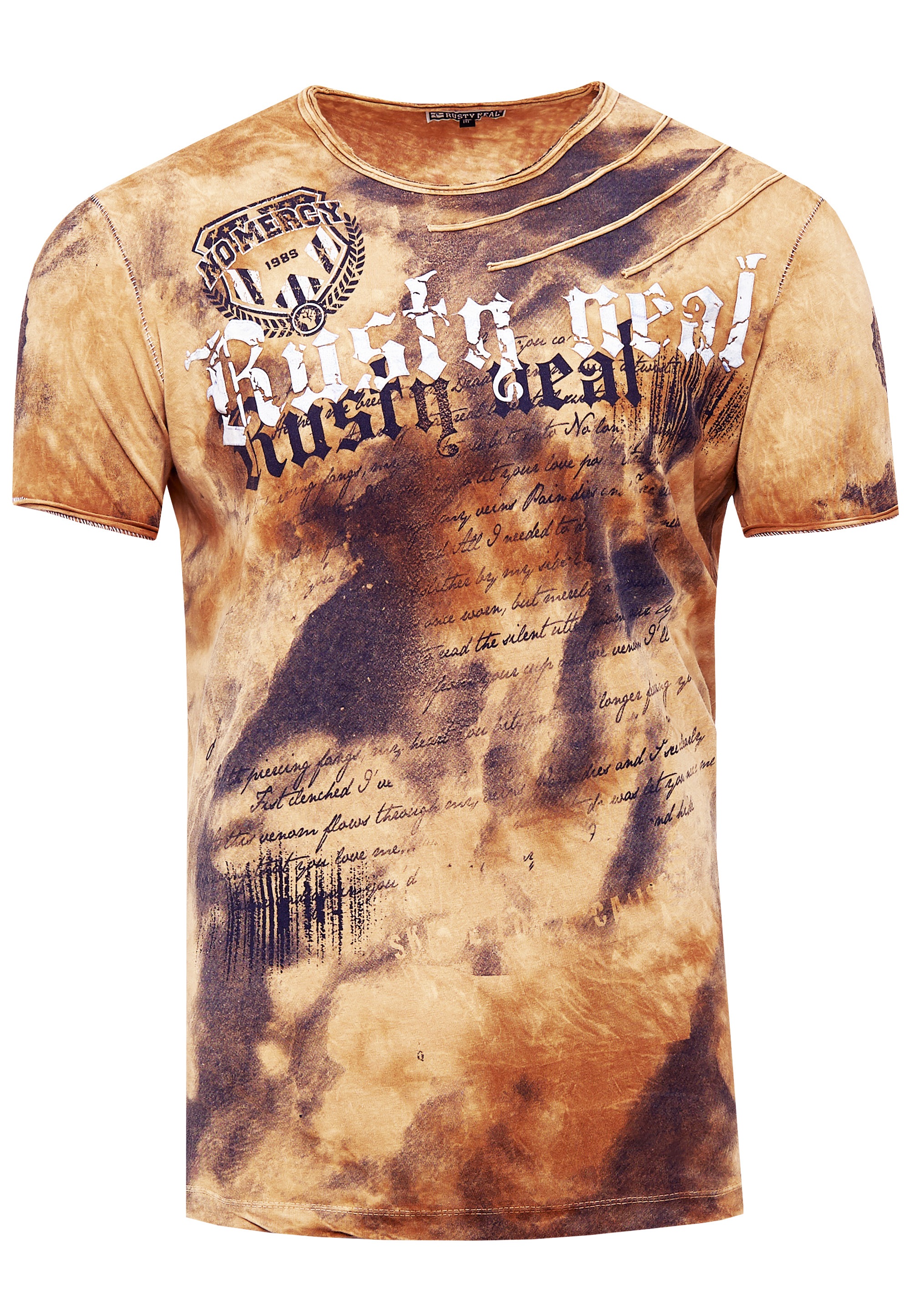 Rusty Neal T-Shirt, mit toller Batik-Optik