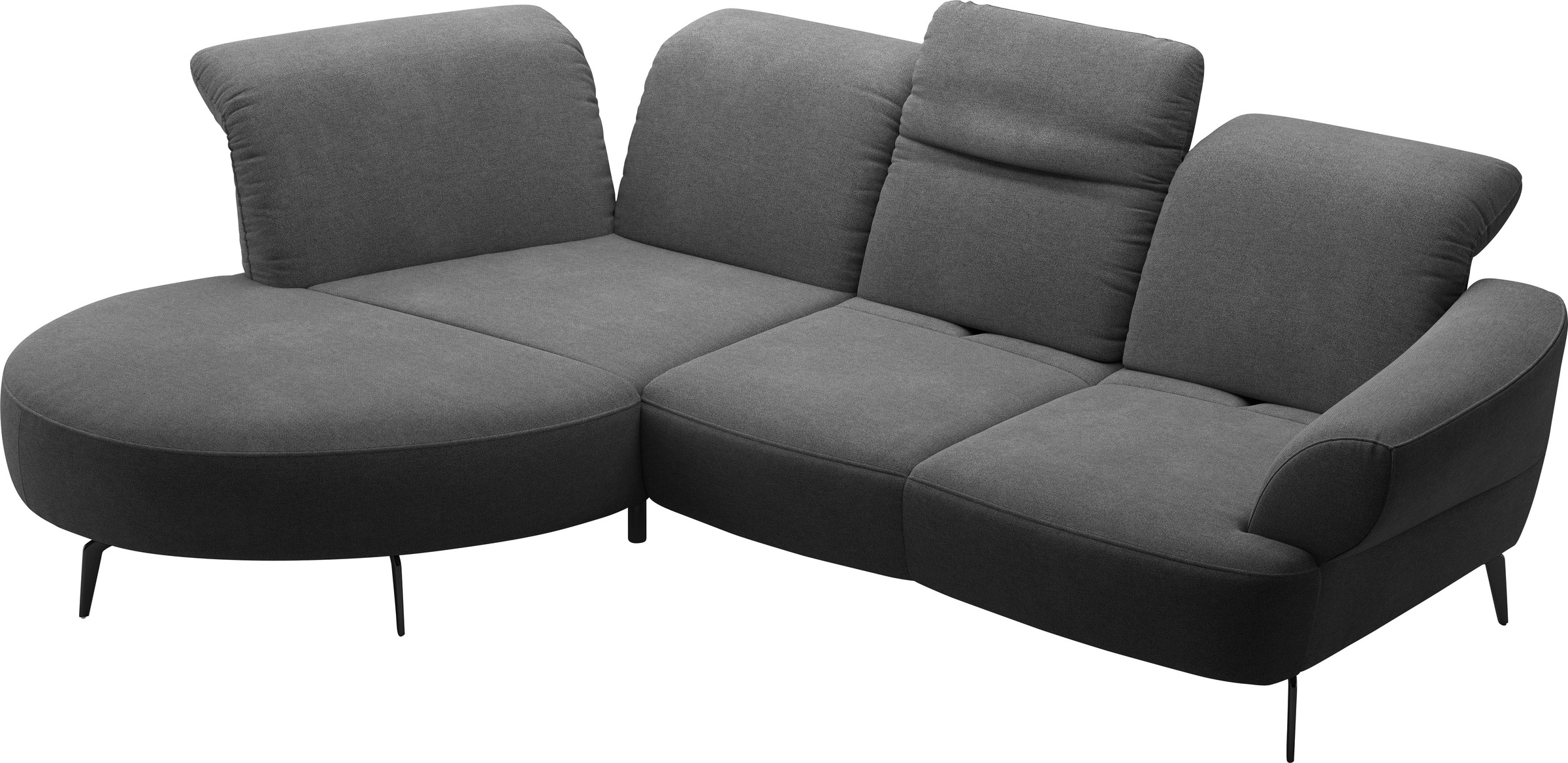 sit&more Ecksofa »Dance«, inkl.System Click&Seat und Sitztiefenverstellung