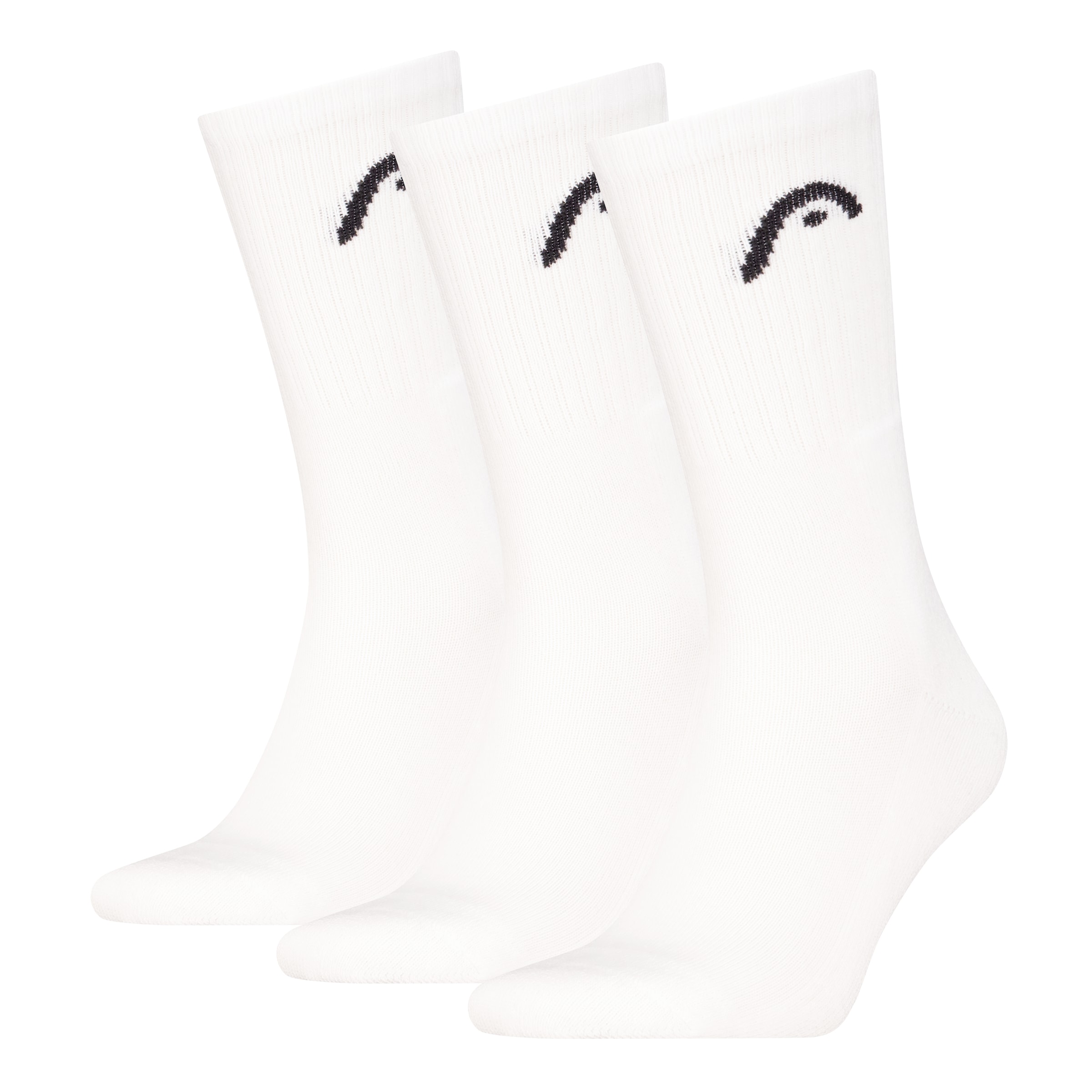 Head Tennissocken "HEAD ALL SPORTS TRAINING CREW" 3 Paar, mit gepolsterter Sohle für Dämpfung und zusätzlichen Komfort