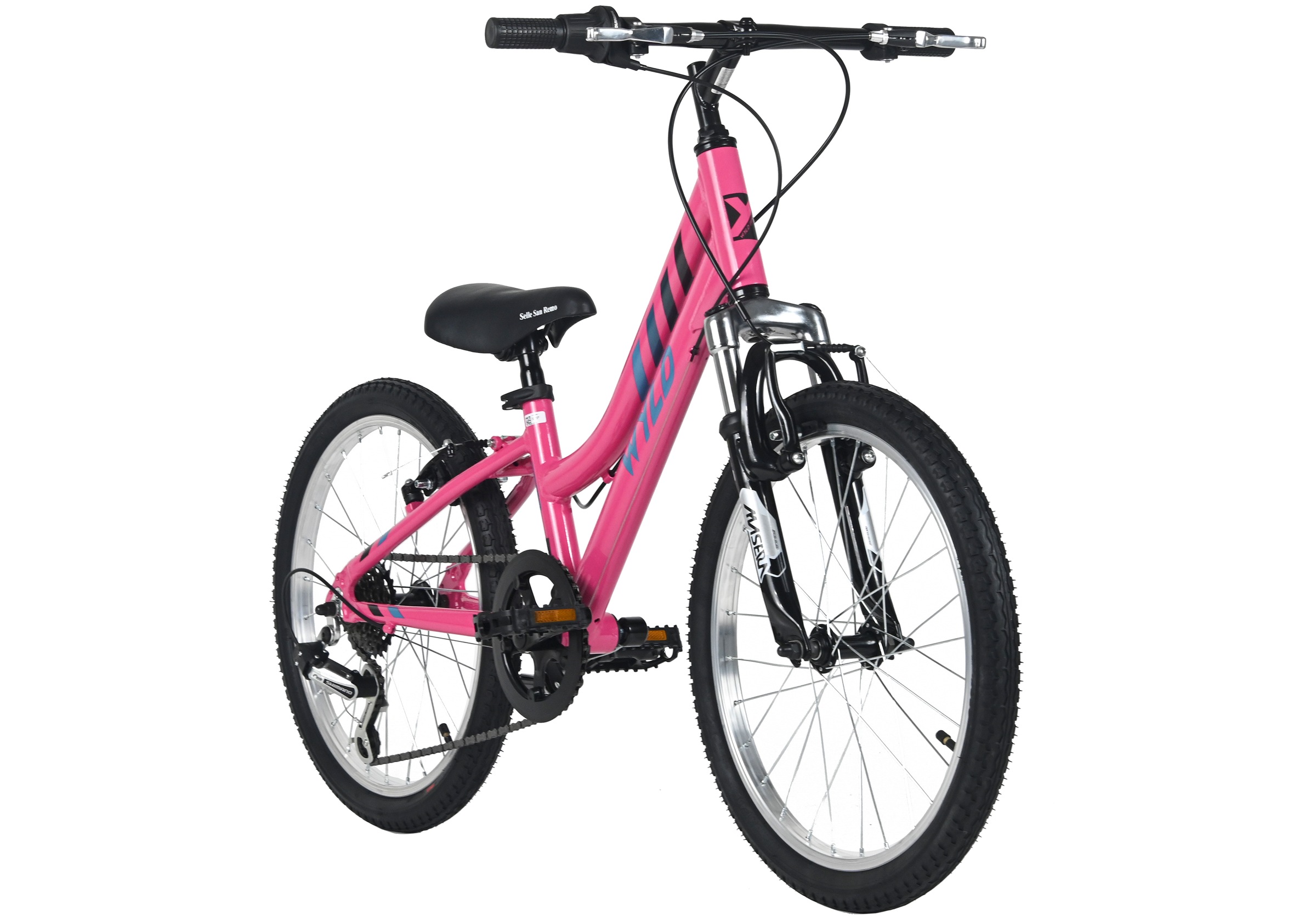 WYLD Kinderfahrrad »Mistral Pink 6 Gänge RH 27 cm - Ab 6 Jahre« 6 Gang Kettenschaltung