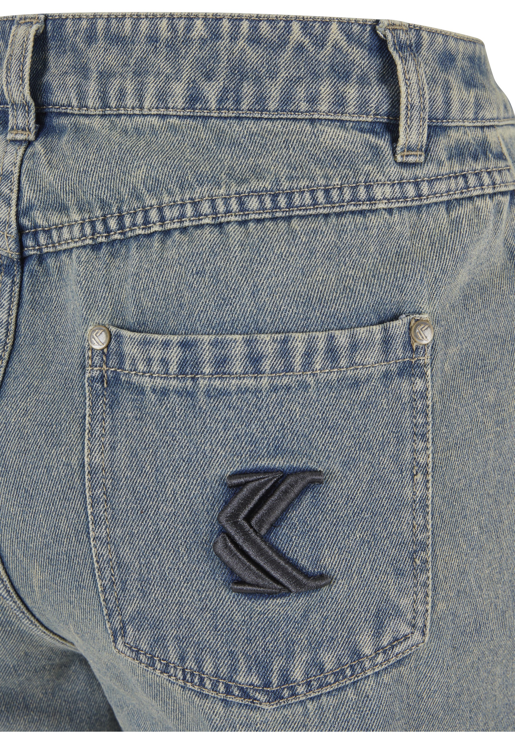 Karl Kani Bequeme Jeans »Karl Kani Karl Kani Og Five Pocket Straight Leg Gradient Denim«