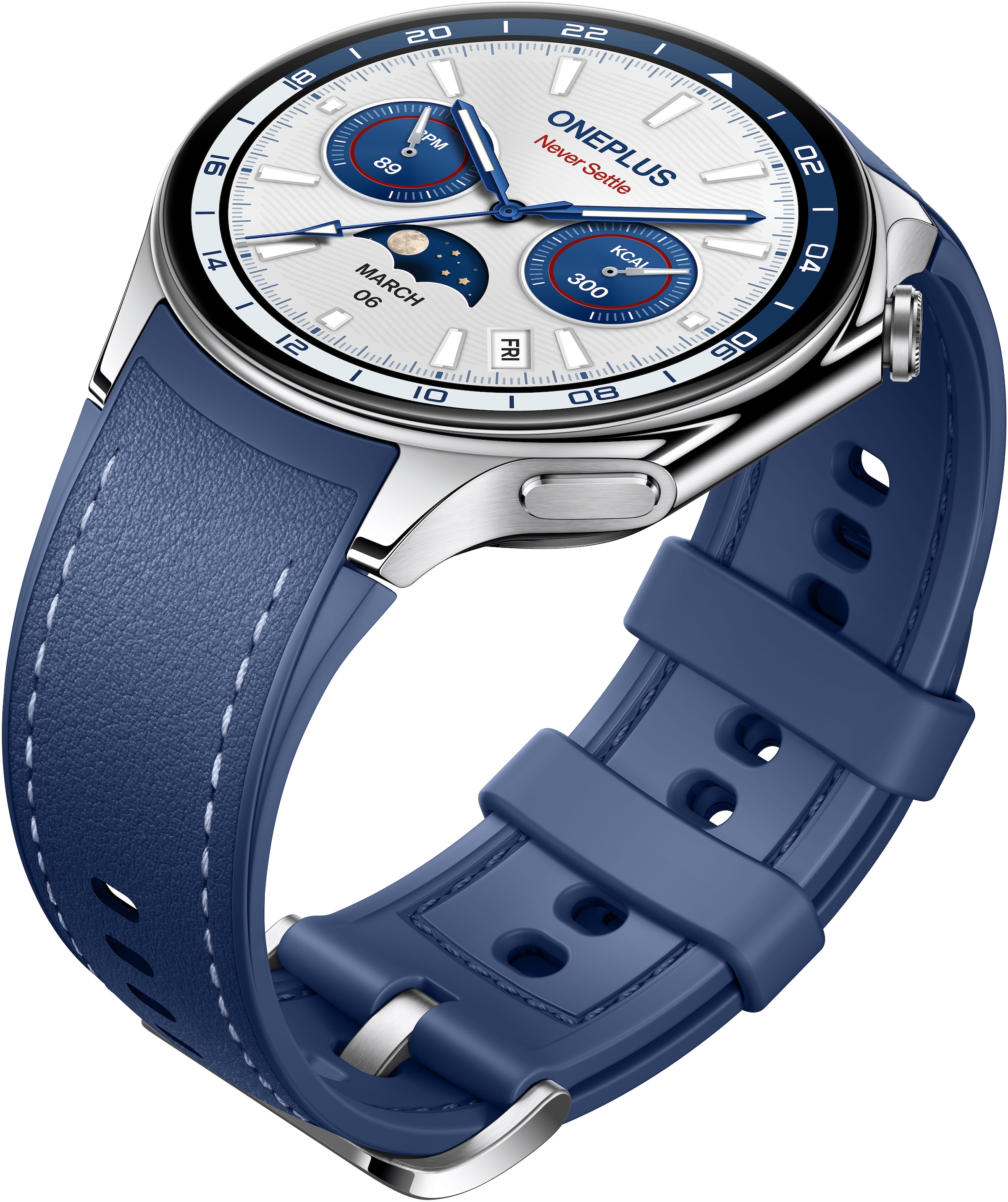 OnePlus Smartwatch »Watch 2 Nordic Blue Edition«(/ 1,43 ″)