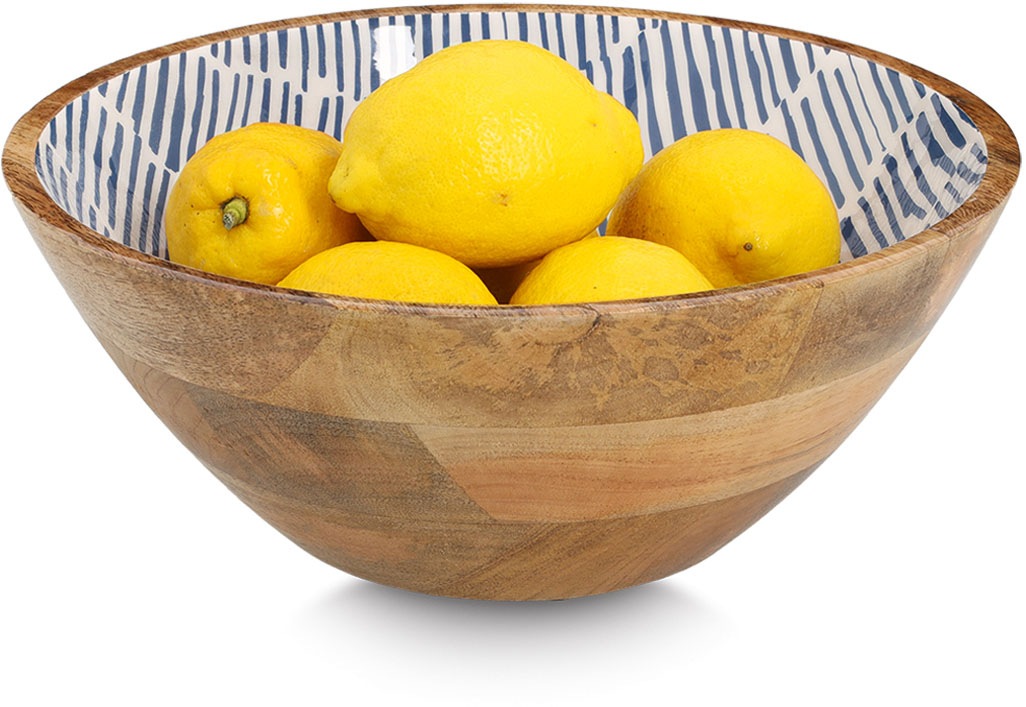 Zeller Present Schale »Mangoholz, blau« aus Massivholz hochwertiges natürliches Material