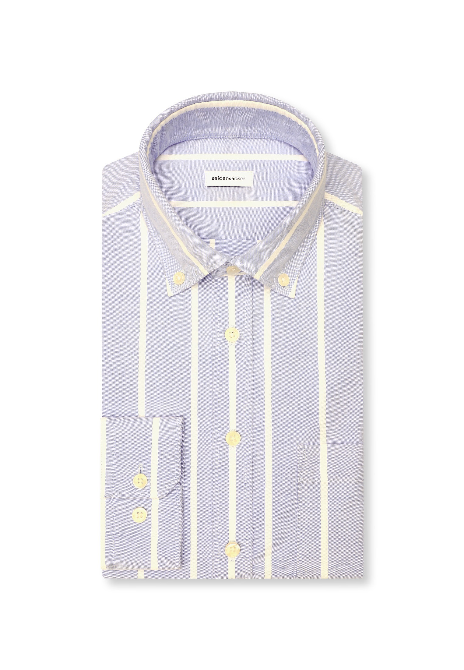 seidensticker Businesshemd »Schwarze Rose« Slim 1/1 Button-Down-Kragen Streifen