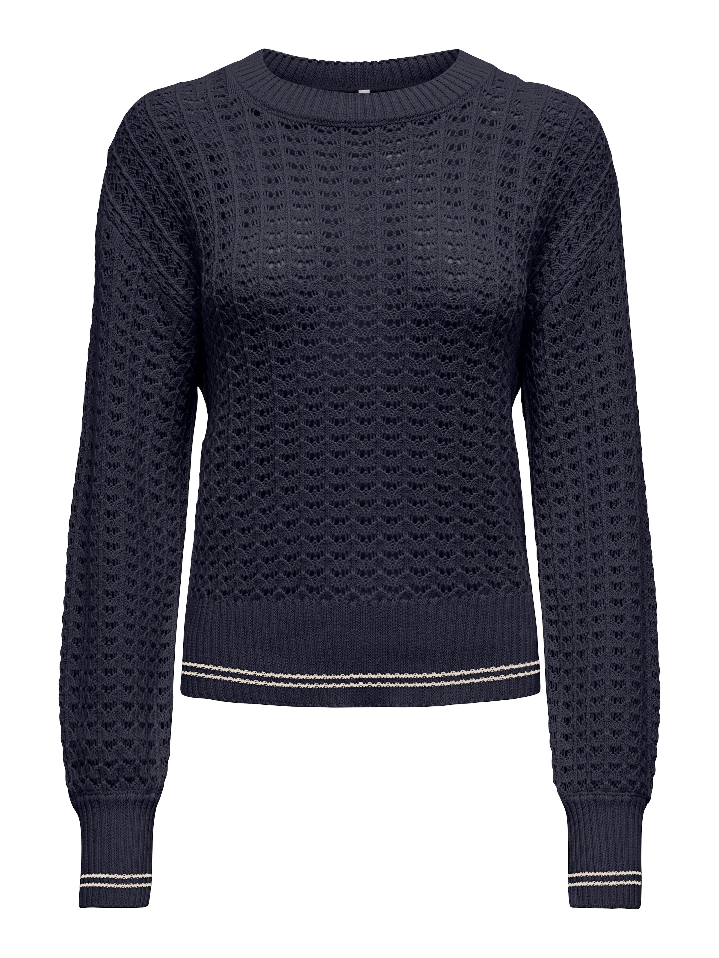 ONLY Strickpullover "ONLASA LS DETAIL O-NECK CC KNT" günstig online kaufen