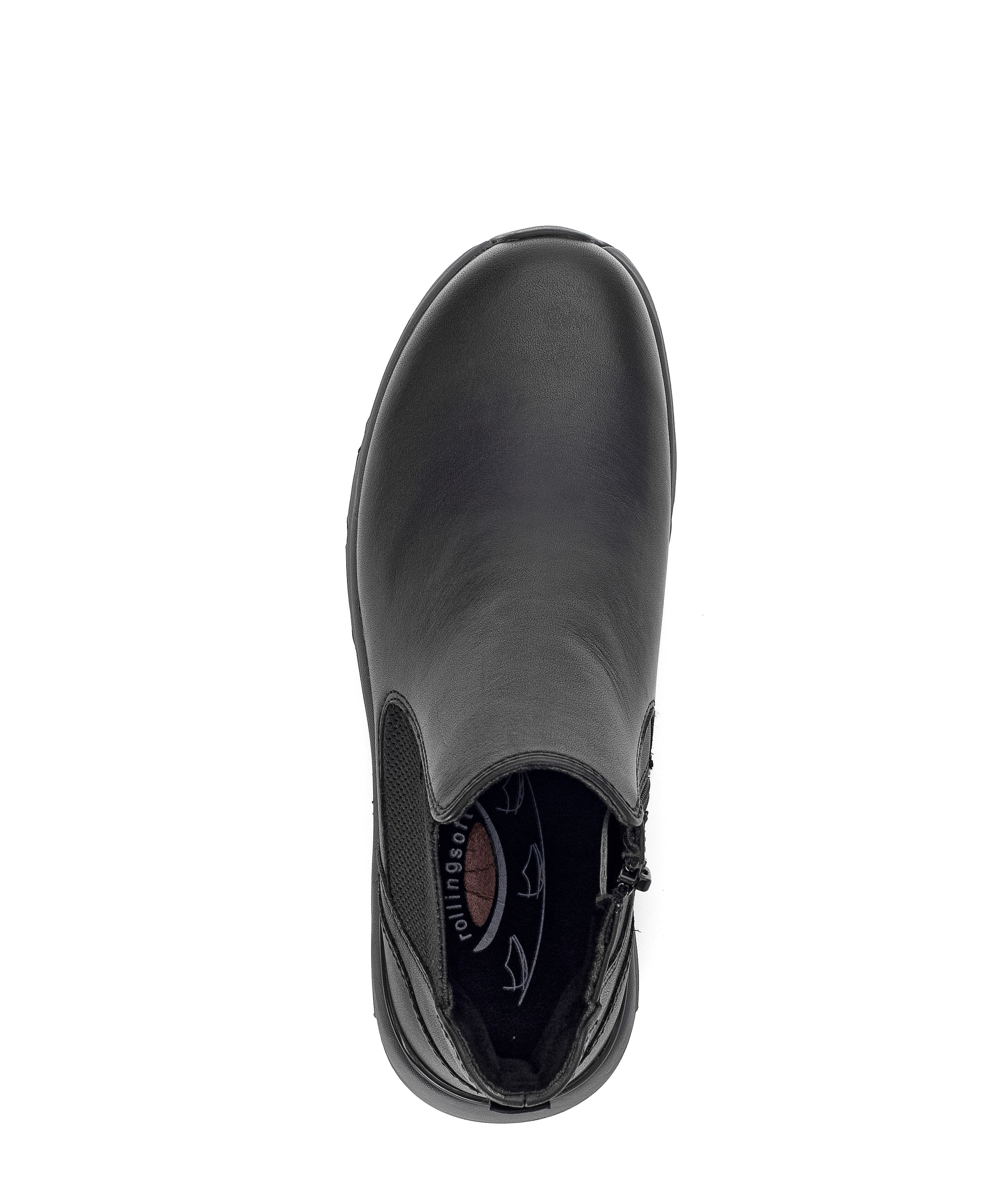 rollingsoft Chelseaboots  Keilabsatz, High Top-Sneaker mit Stretcheinsatz an der Außenseite