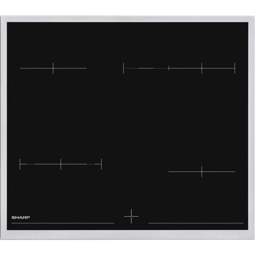 Sharp Elektro-Herd-Set »KA-62V19IM0-EU«, KA-62V19IM0-EU, mit 1-fach-Teleskopauszug