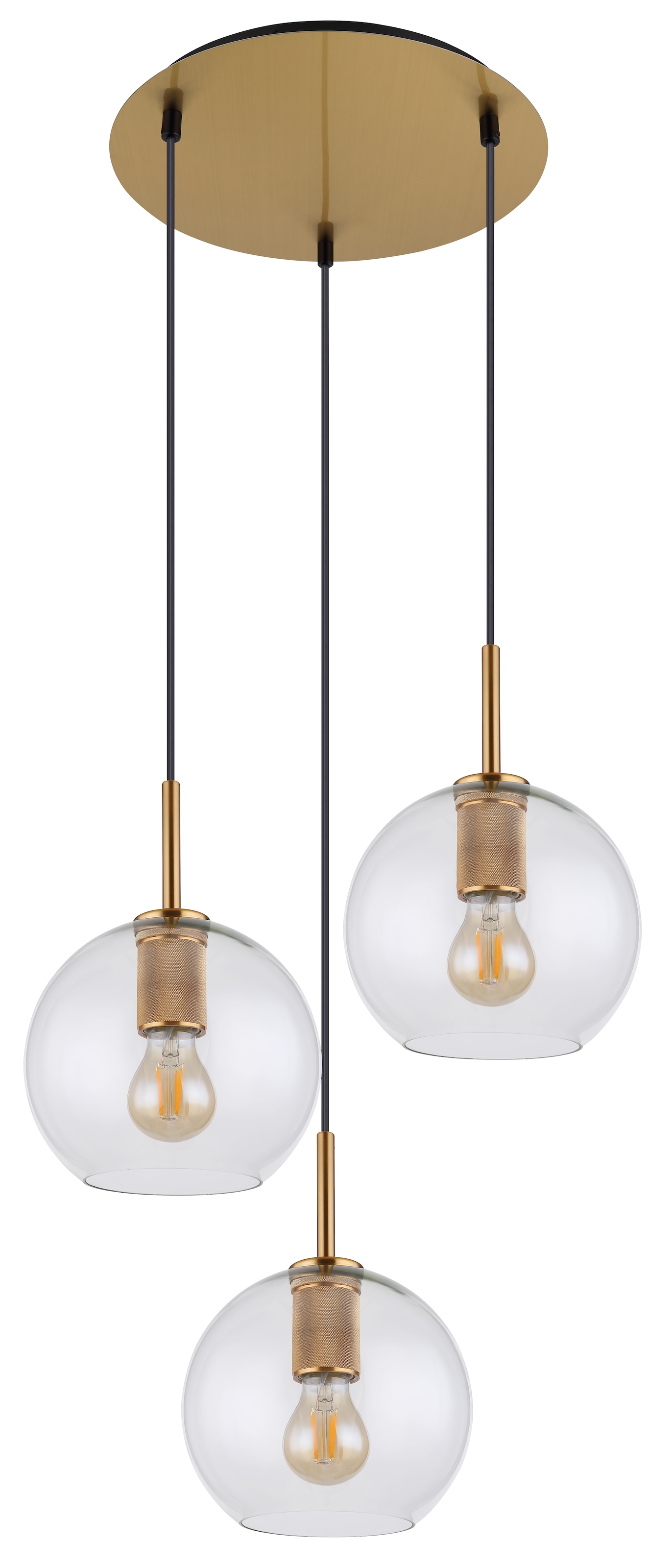 GLOBO LIGHTING Hängeleuchte »ADARA« E27 1 Stk. Hängeleuchte für Esszimmer Messing modern