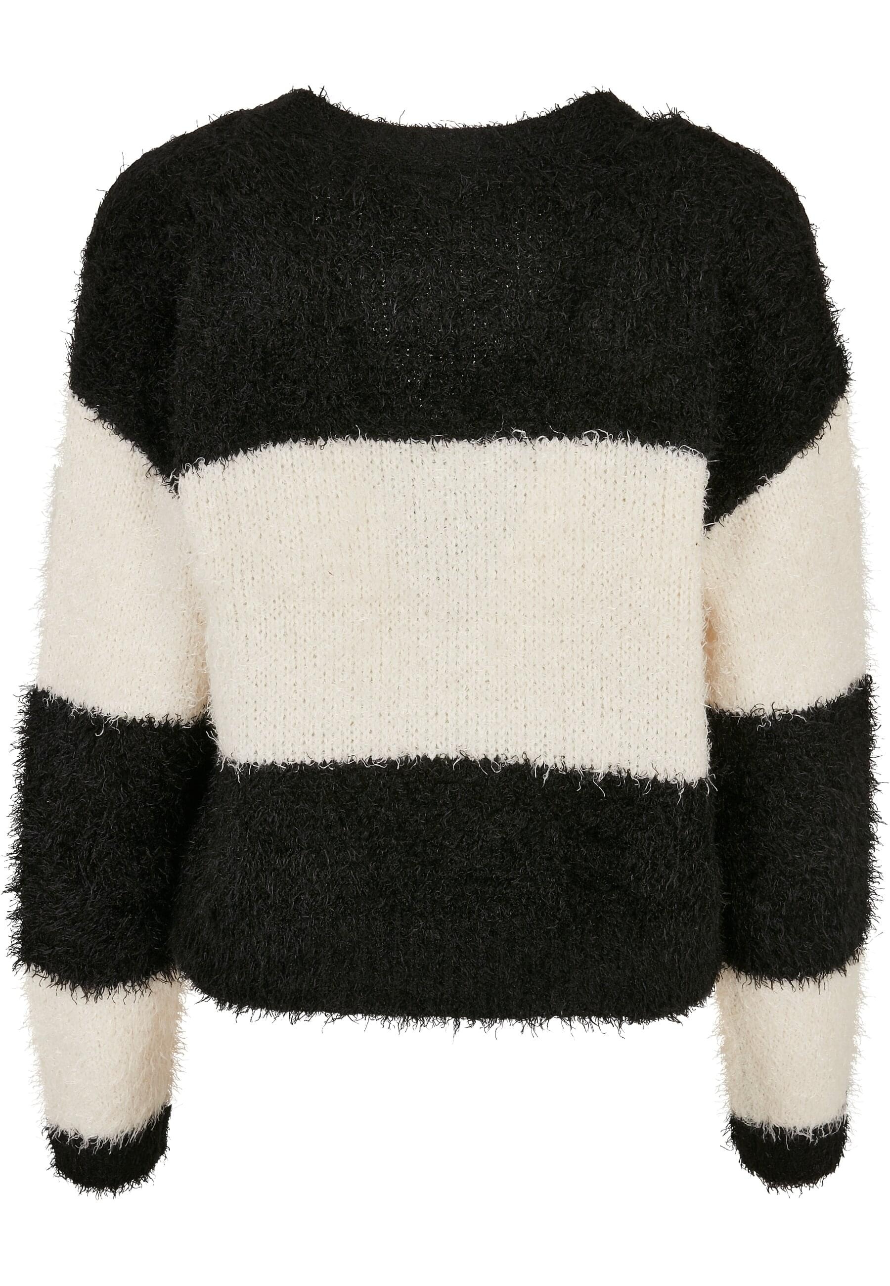 URBAN CLASSICS Strickjacke »Urban Classics Damen Ladies Short Oversized Feather Cardigan«