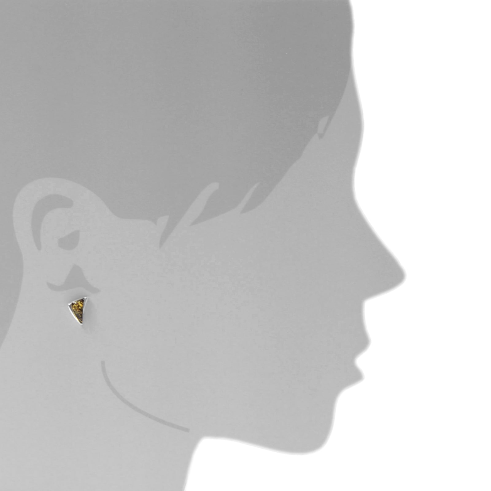 OSTSEE-SCHMUCK Paar Ohrstecker »- Imke - Silber 925/000 - Bernstein«