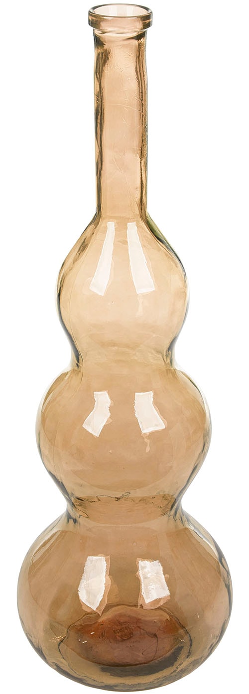 GILDE Bodenvase "Bodenvase bauchig "Balleros" braun" günstig online kaufen