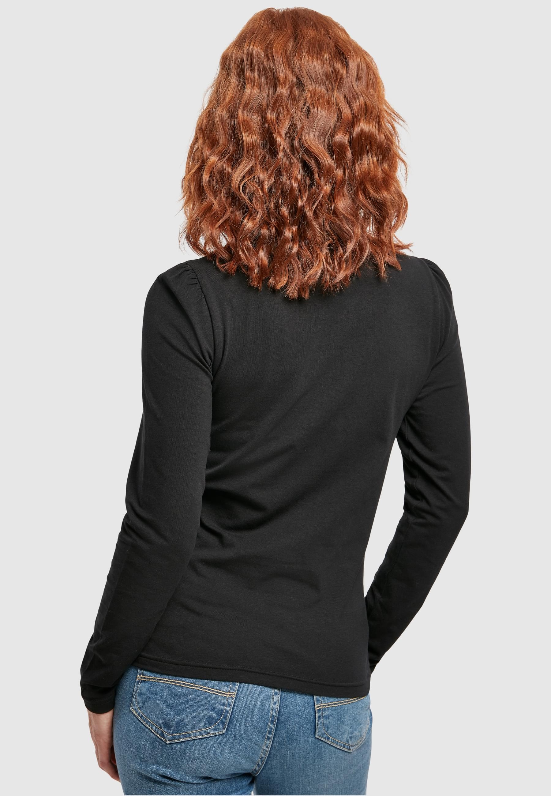 URBAN CLASSICS Langarmshirt »Urban Classics Damen Ladies Puffer Sleeve Turtleneck L/S«, (1 tlg.)