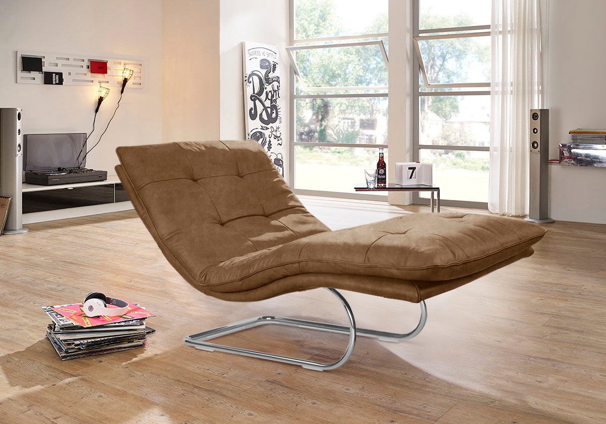 W.SCHILLIG Relaxliege "daily dreams", in Waffelkissen-Optik, wahlweise mit günstig online kaufen