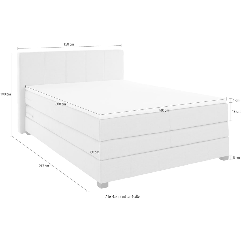 OTTO products Boxspringbett »Peetu«