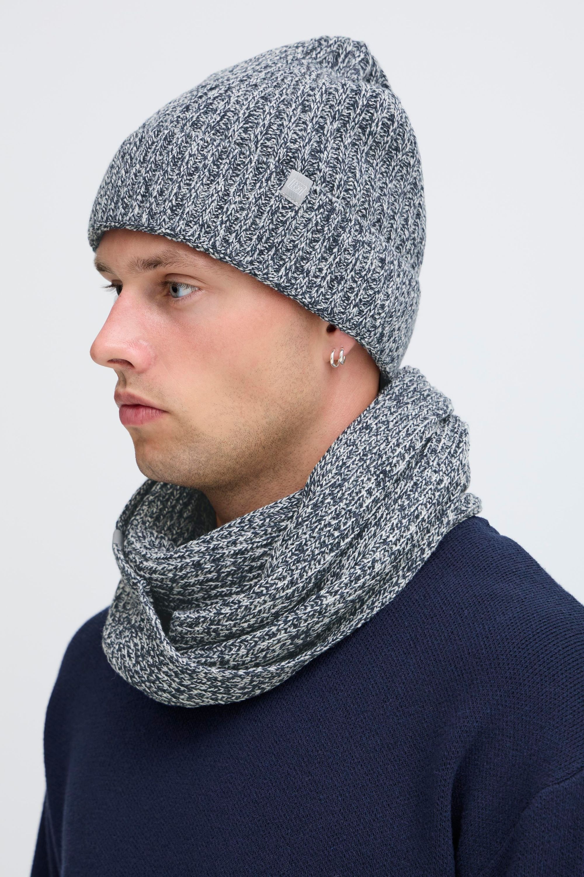 Thumbnail - Blend Beanie "BHSceal Pack" Modischer Tubeschal in MeLange-Optik