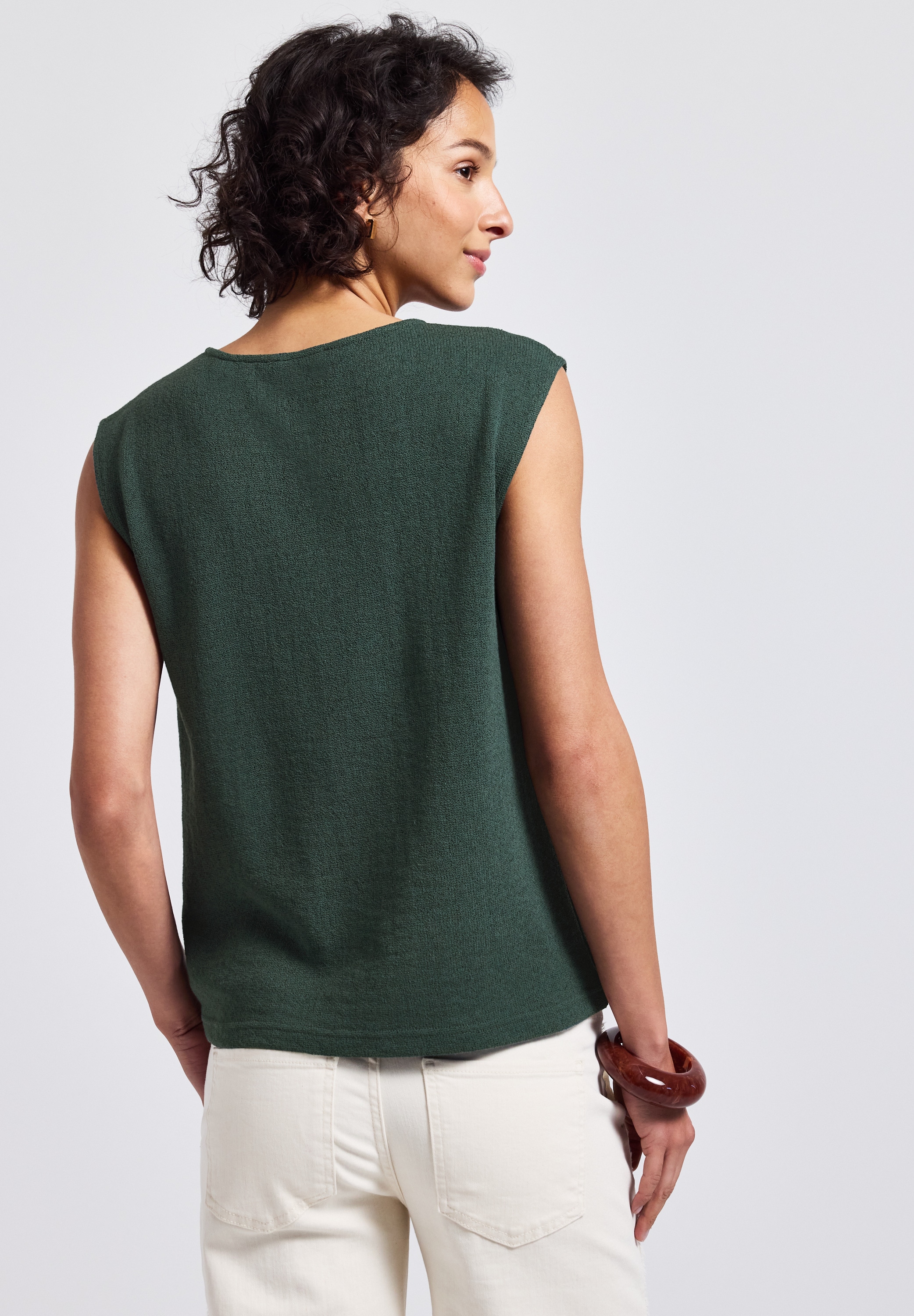 STREET ONE Stricktop, mit Rundhals