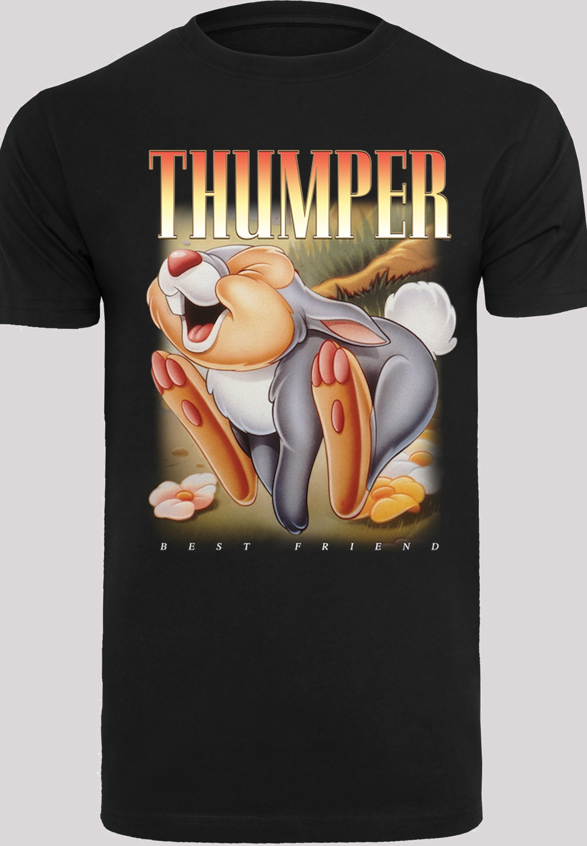 Kurzarmshirt »F4NT4STIC Herren Bambi Thumper Montage with T-Shirt Round Neck«