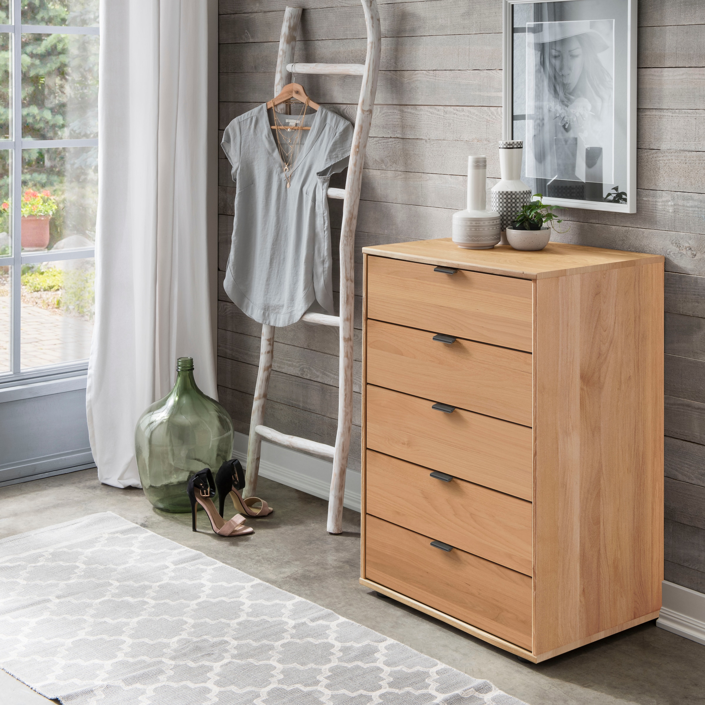 WIEMANN Schubkastenkommode "Cardiff Sideboard, Wäscheschrank, teilmassiv Er günstig online kaufen