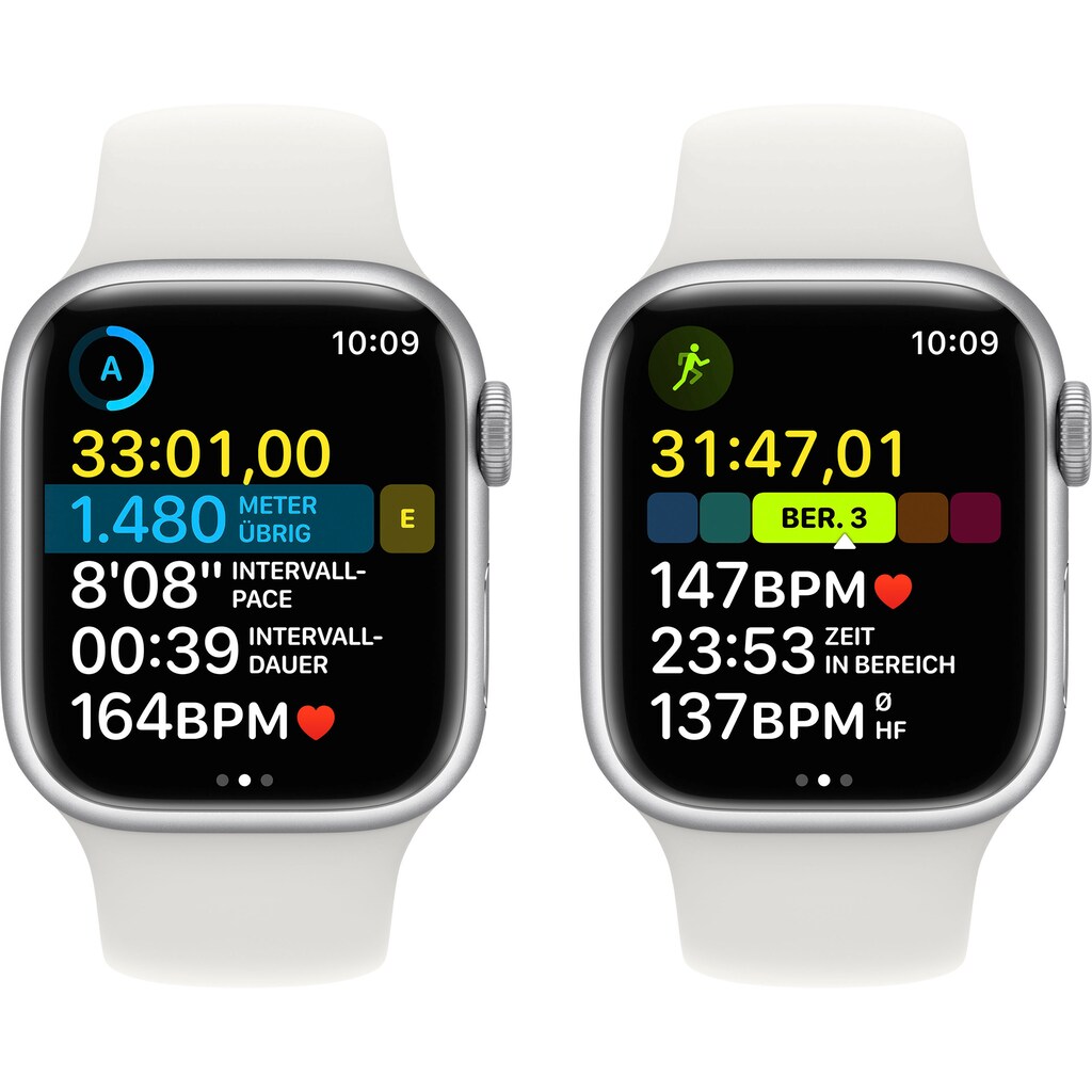 Apple Watch »Watch Series 8 GPS + Cellular 41mm«, (Die Zukunft der Gesundheit. Am Handgelenk.)