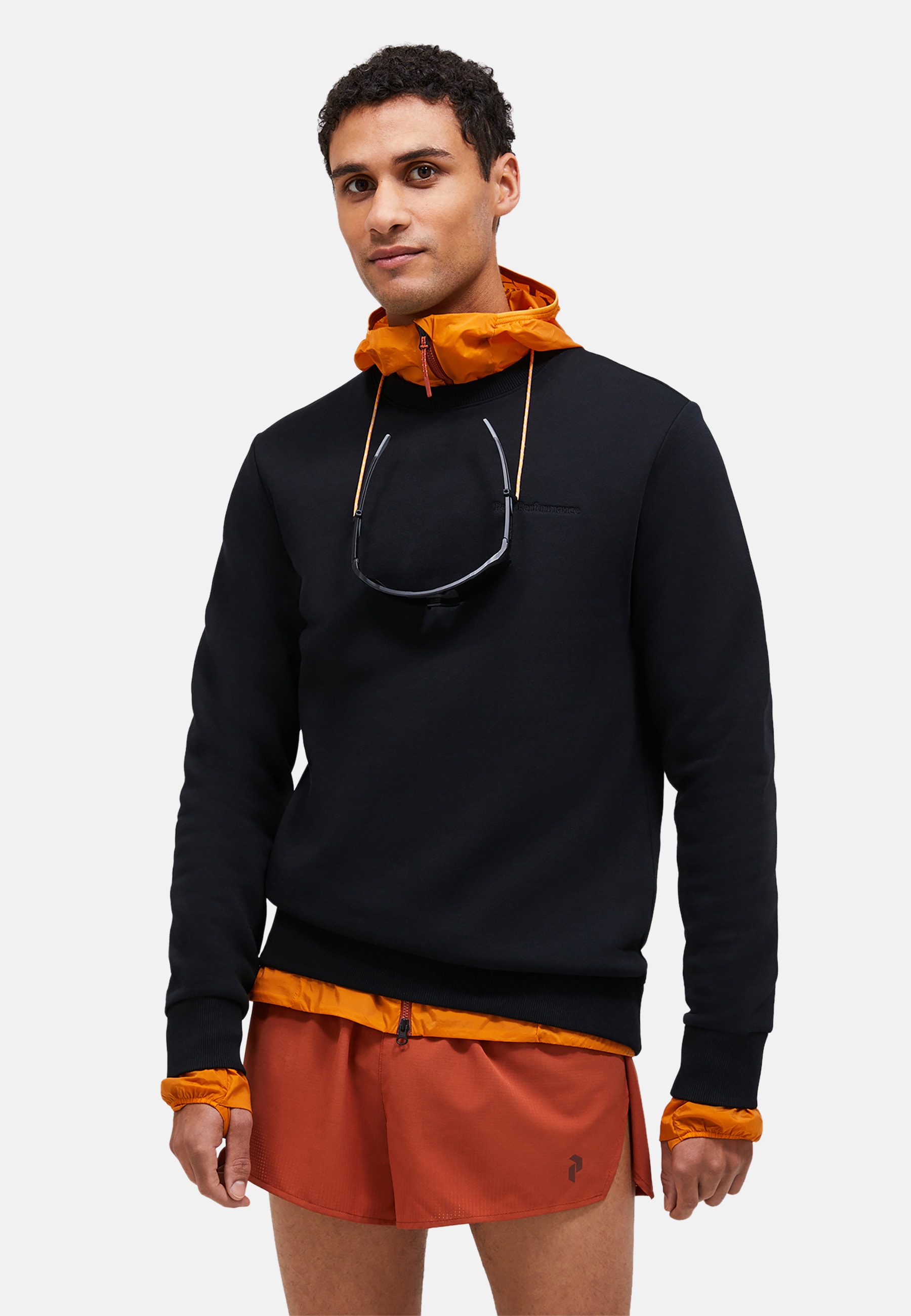 Peak Performance Sweatshirt "M Original Small Logo Crew", Ton-in-Ton-Nähte