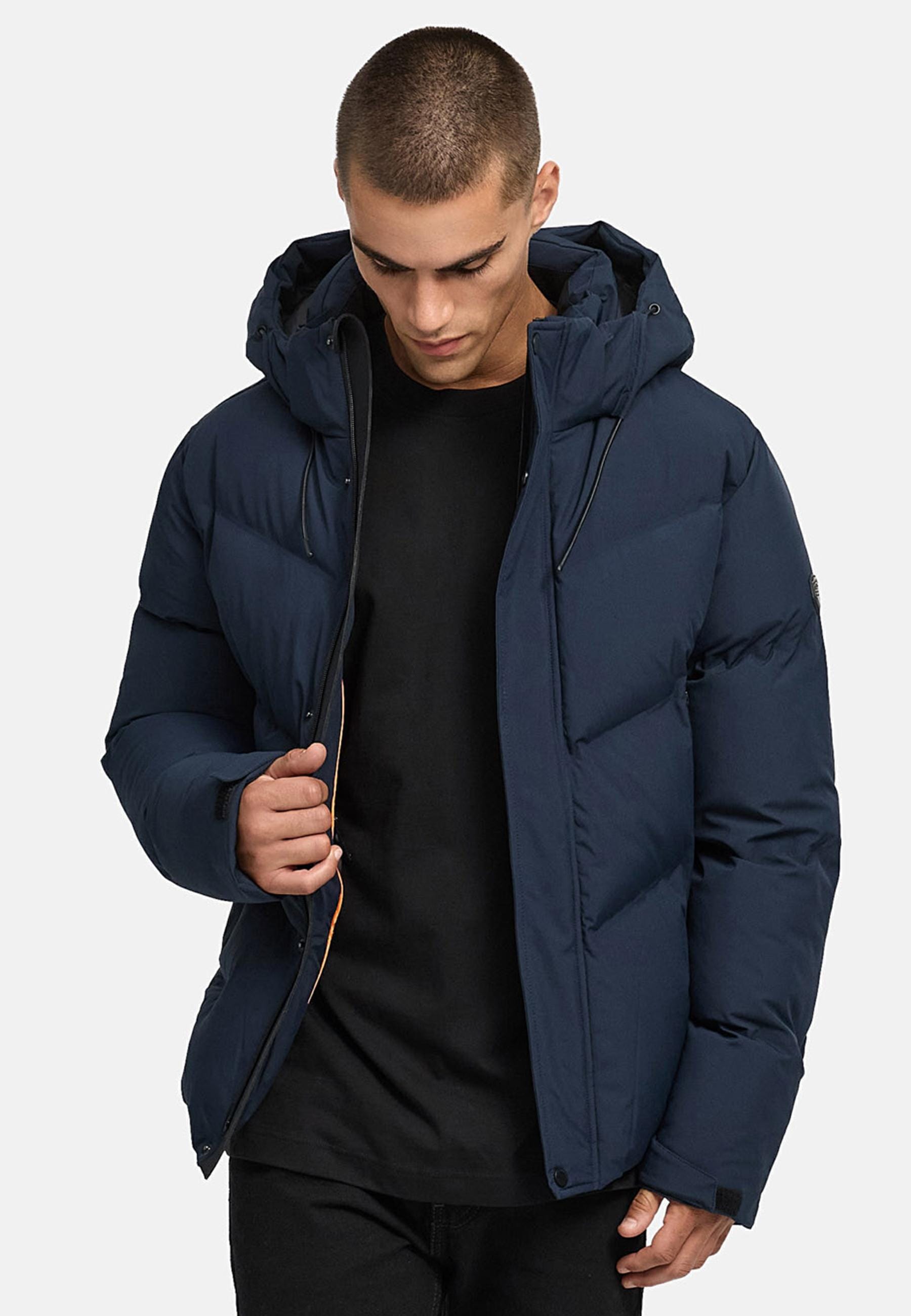 Stone Harbour Steppjacke »Livianoo XX« mit Kapuze Herren Winterjacke mit (abnehmbarer) Kapuze