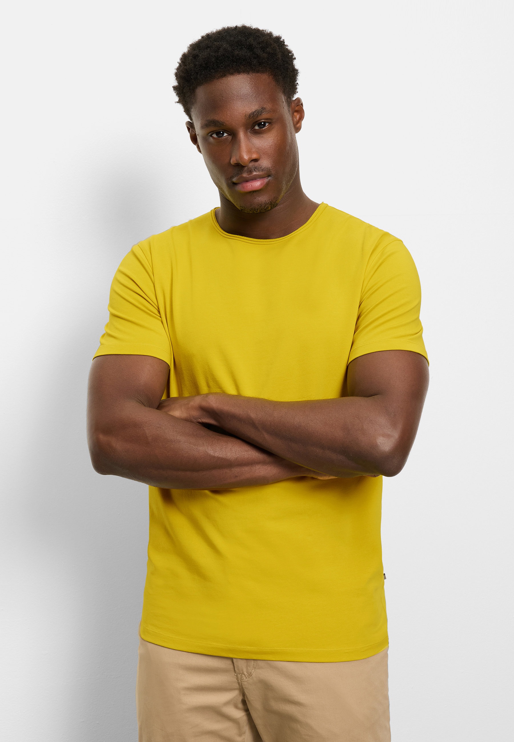 OLYMP T-Shirt "OLYMP Casual Wirk, T-Shirt"