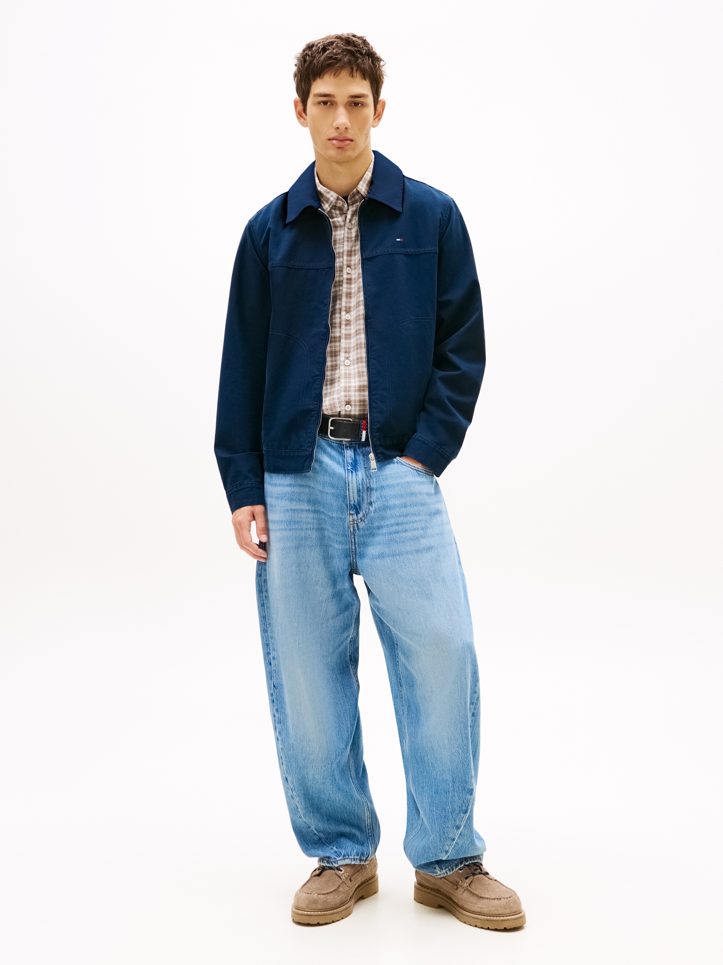 Thumbnail - Tommy Jeans Blouson "TJM REGULAR COTTON RANCH" ohne Kapuze Regular fit mit Umlegekragen