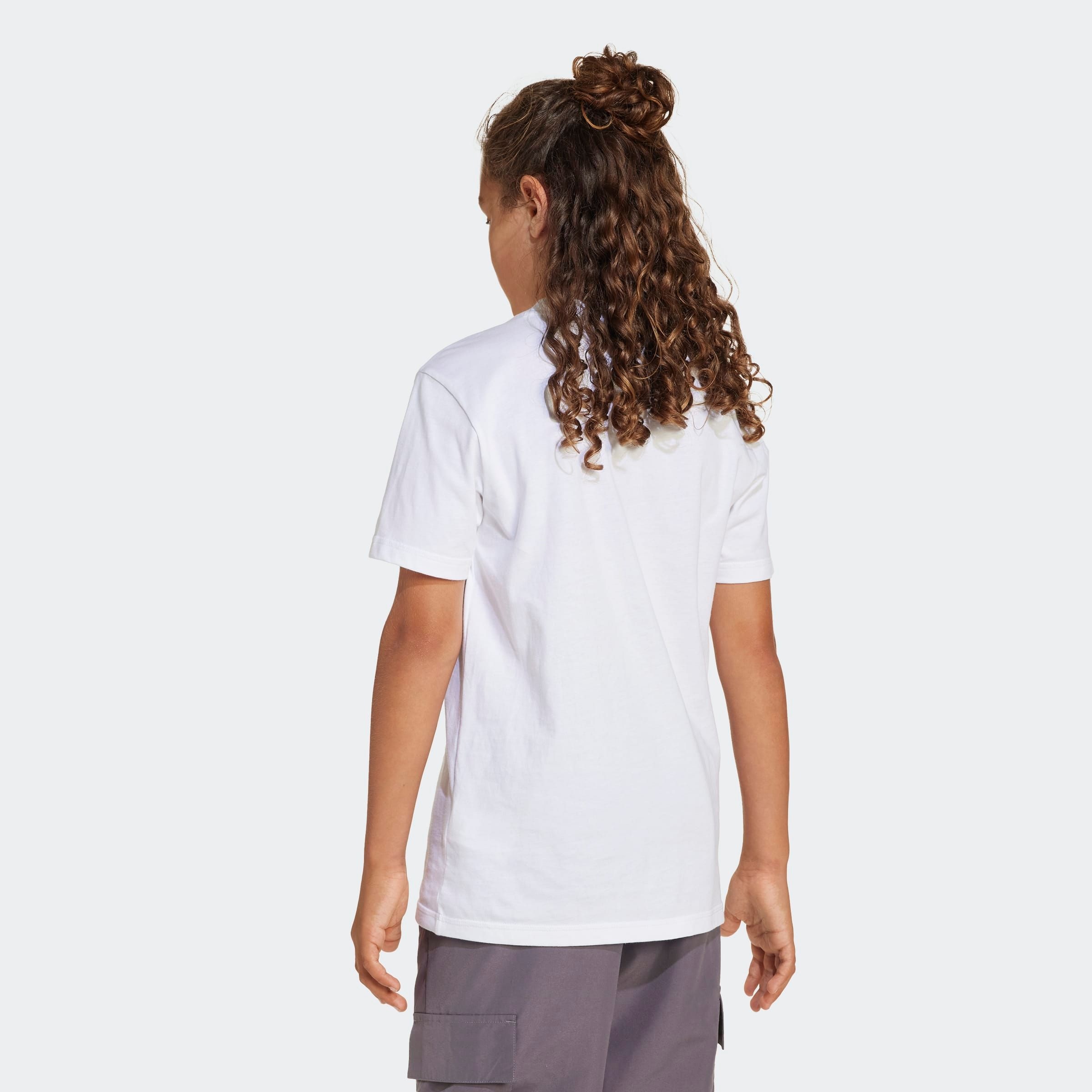 adidas Sportswear T-Shirt »ESSENTIALS KIDS« sportlicher Stil, Rundhalsausschnitt, lässige Passform