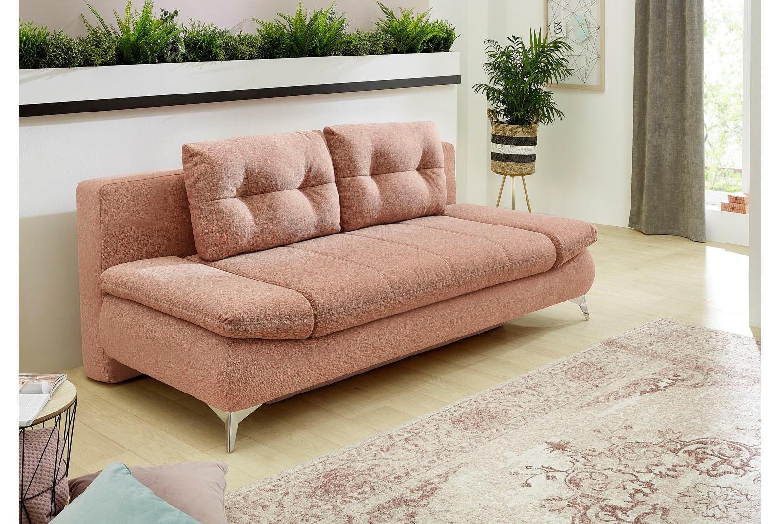 Jockenhöfer Gruppe Schlafsofa "Mats, B: 200 cm, Liegefl. 160x200 cm" mit Schlaffunktion, Bettkasten & Armteilverstellung