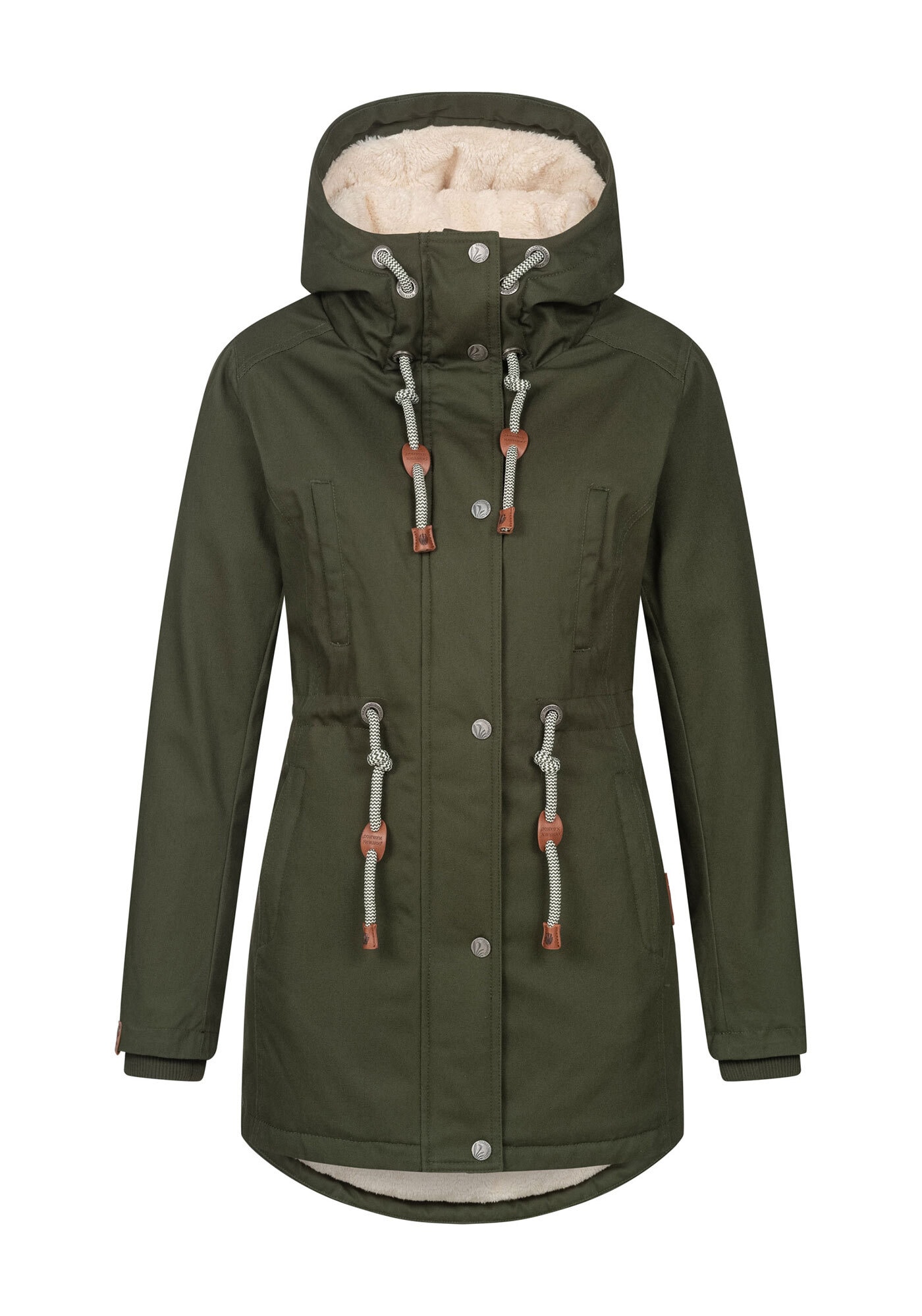 Navahoo Winterjacke »Ireliaa«, mit warmen Teddyfell