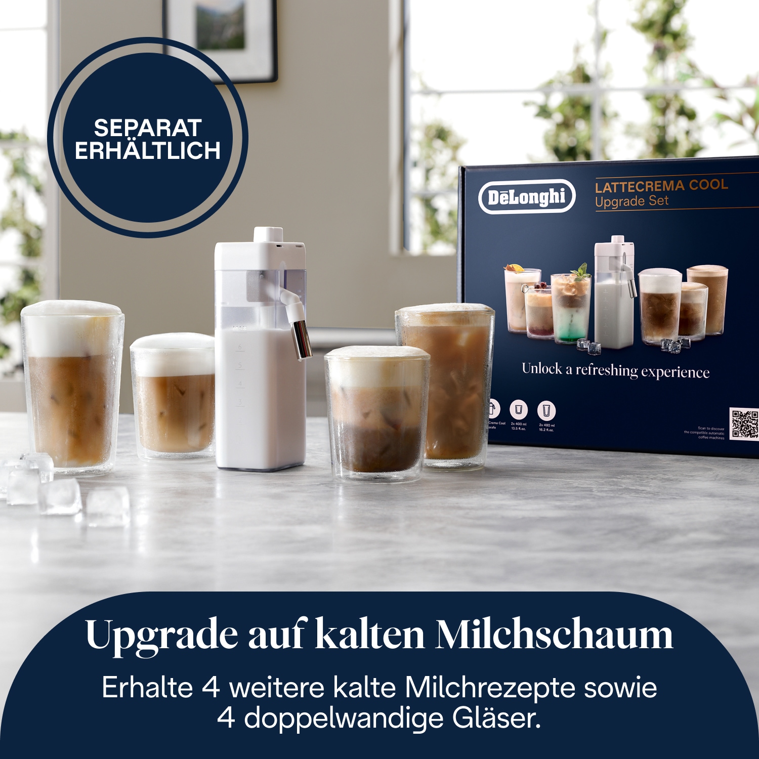 De'Longhi Kaffeevollautomat »Rivelia Start EXAM420.55.BXL - 10 Rezepte, Cold Brew & 2 Bohnenbehälter« Schwarz, Extra-Shot-Funktion, innovatives Bean-Switch System