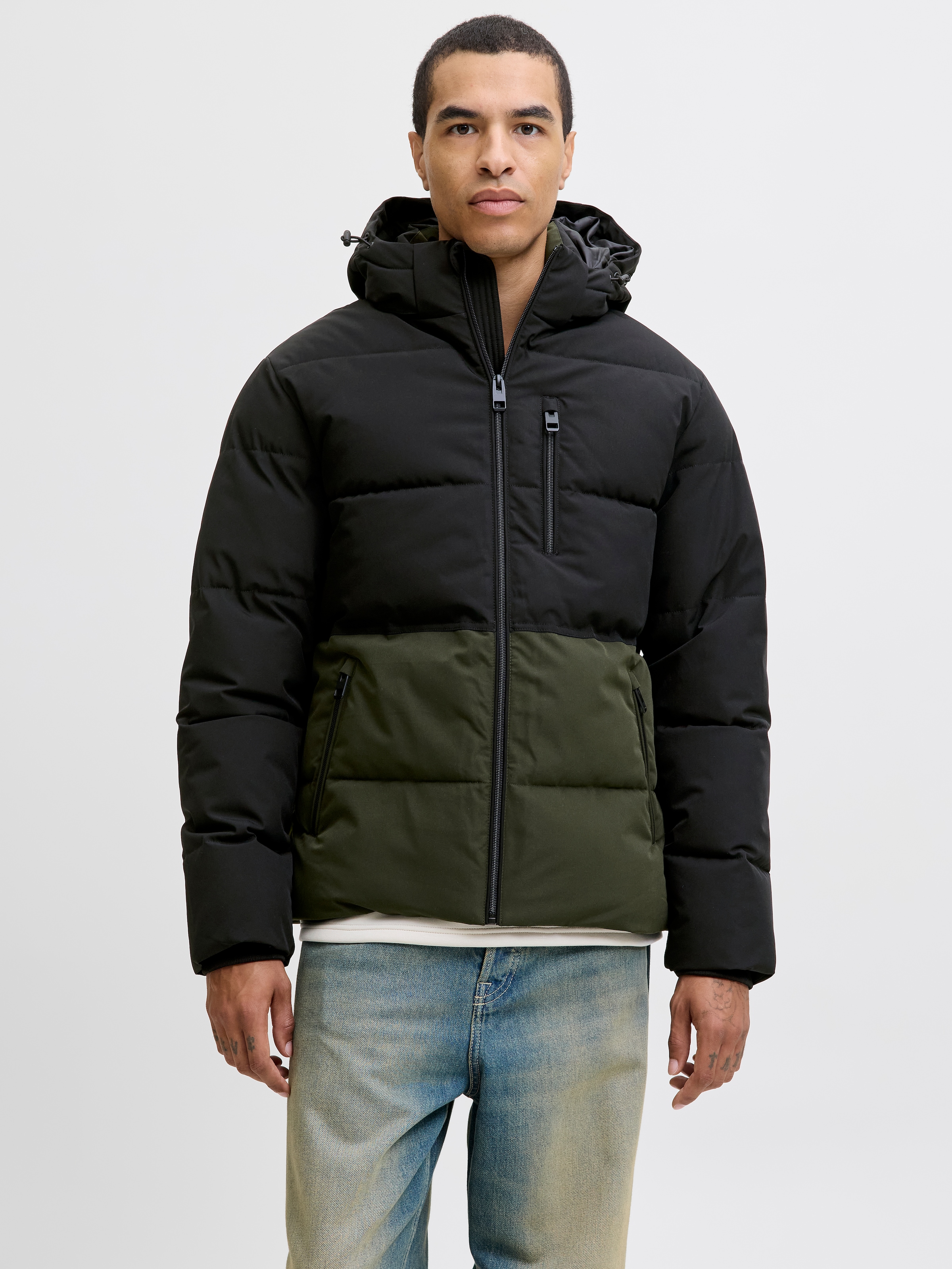 Jack & Jones Steppjacke "JJEOWEN PUFFER SN", mit Kapuze günstig online kaufen