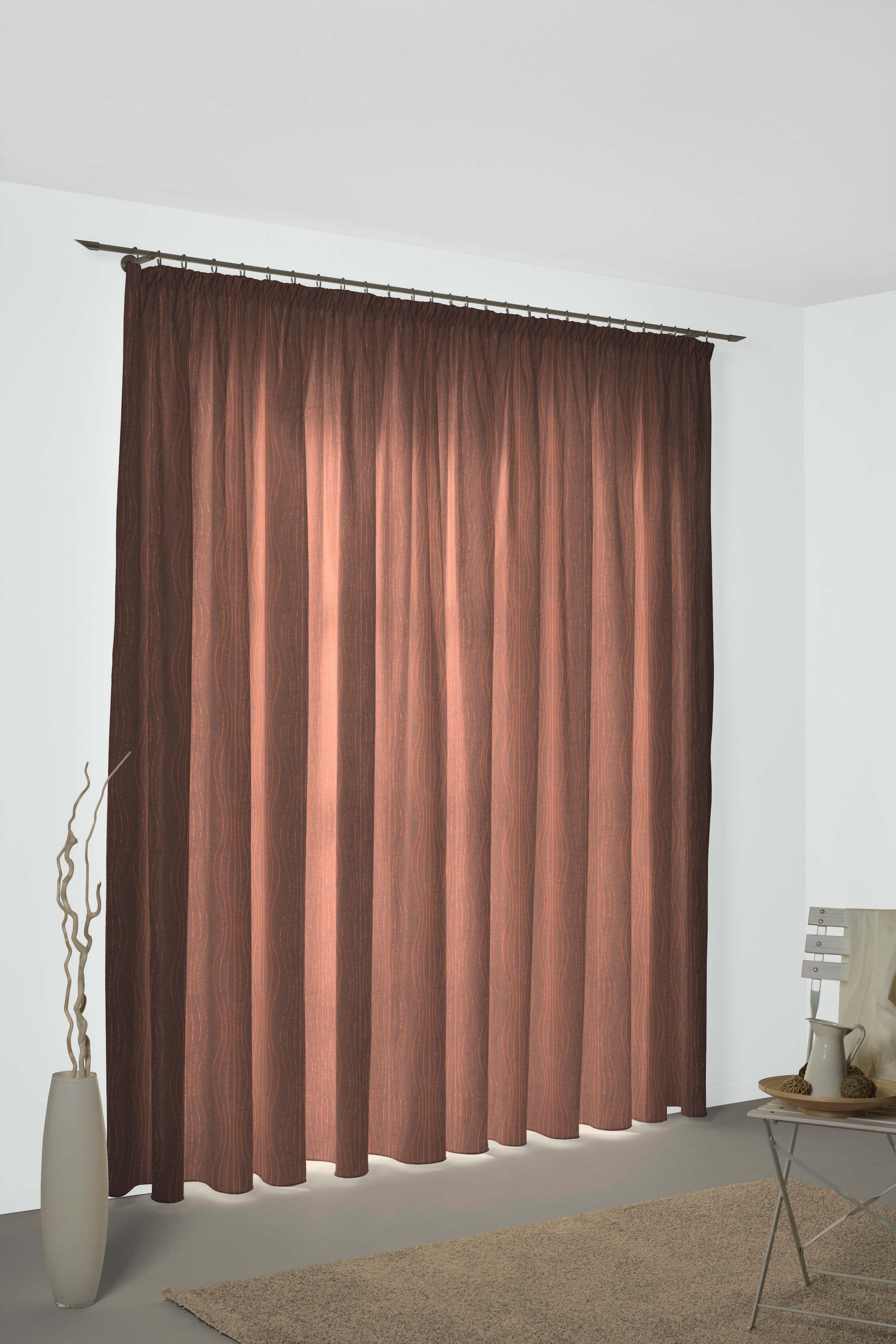 Wirth Vorhang "Riccia" Multifunktionsband 1 Stk. tlg. günstig online kaufen